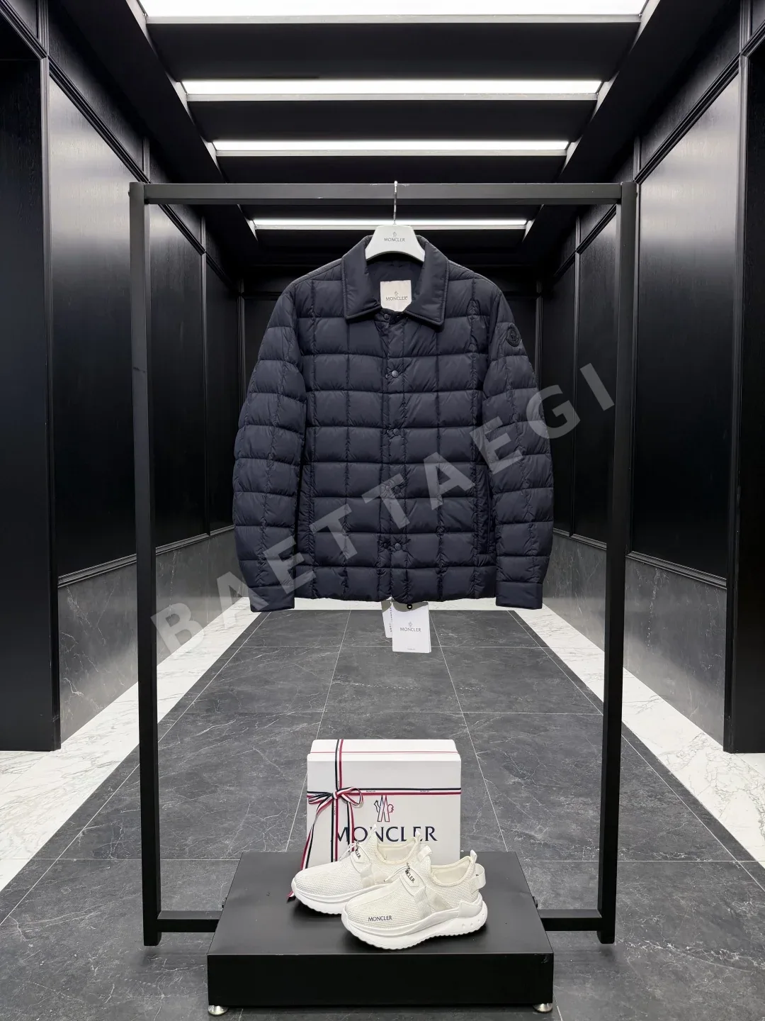 몽클레르 카스텔라나 남성 구스 다운 패딩 셔츠 재킷 상세 이미지 3
