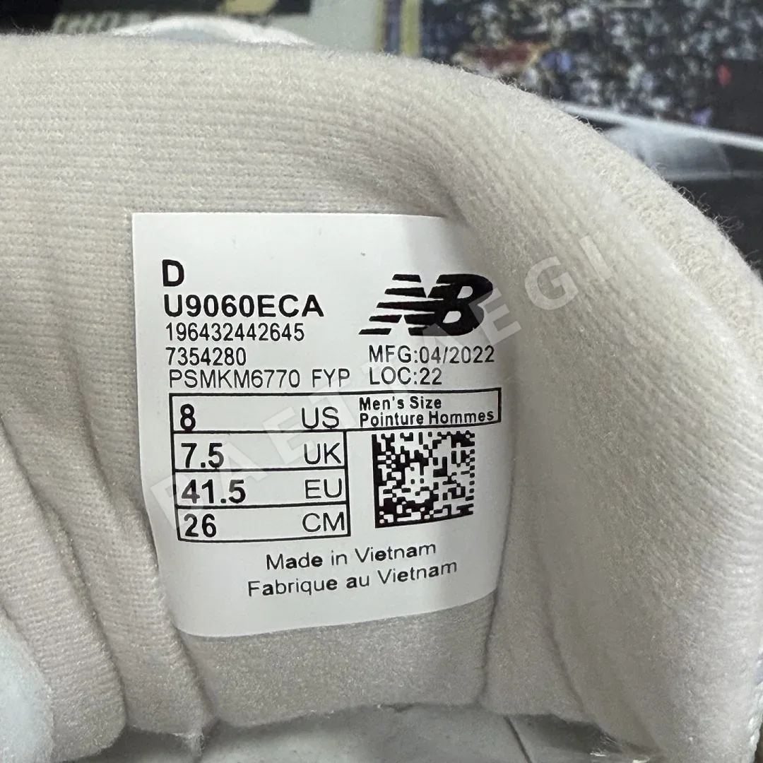 뉴발란스 [C] 9060 그레이 화이트 U9060ECA 202084 New Balance 9060 상세 이미지 7