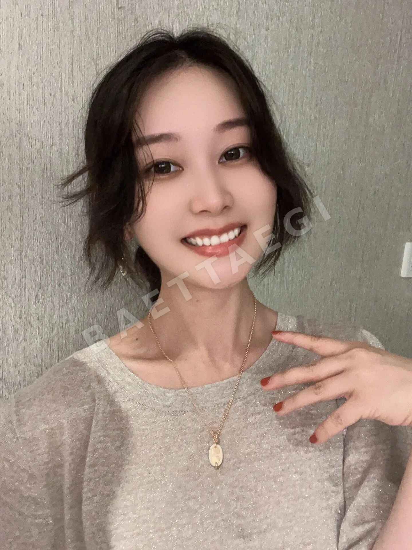 에르메스 돼지 코 오일드립 골드 도금 스털링 실버 목걸이 상세 이미지 3