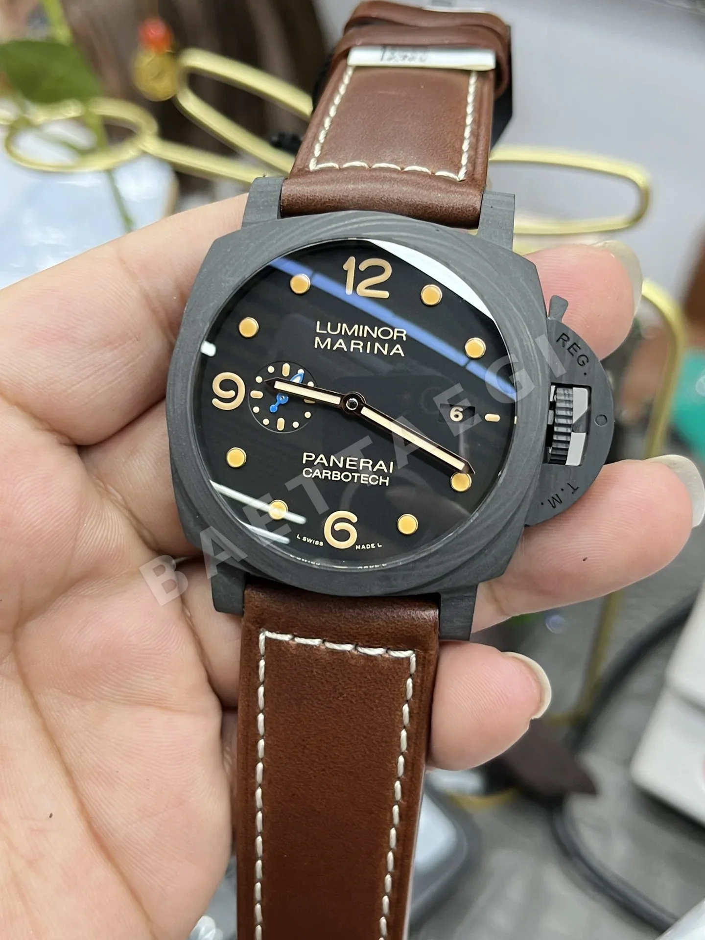 파네라이 루미노르 1950 자동 시계 PAM661 상세 이미지 2