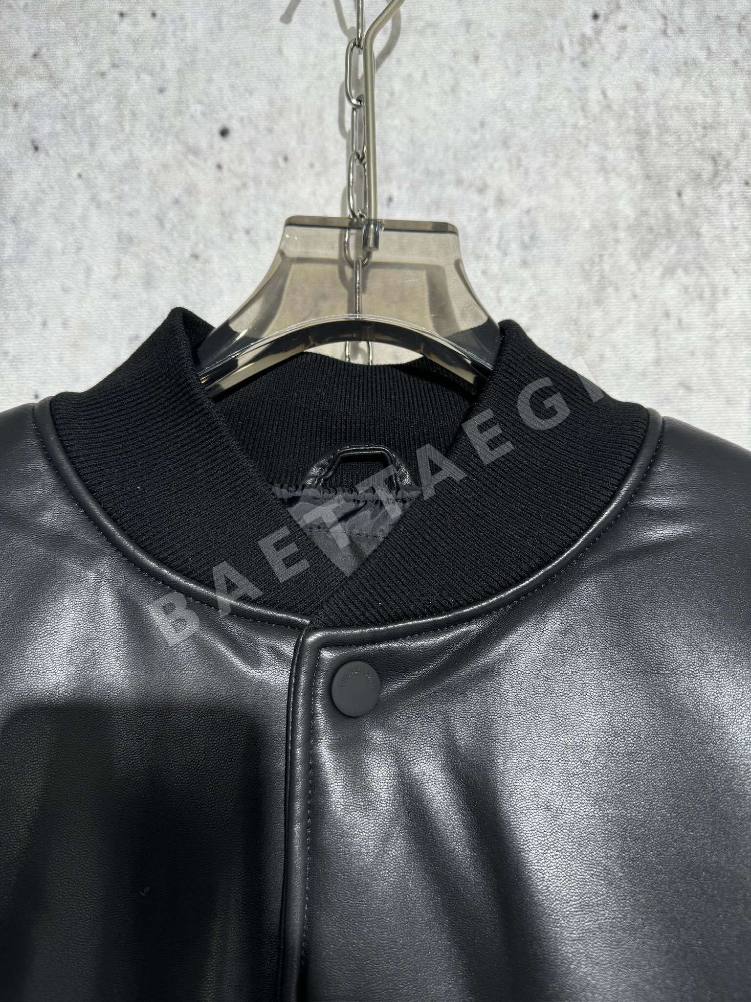발렌시아가 프린트 레더 자켓 56900-F 상세 이미지 5