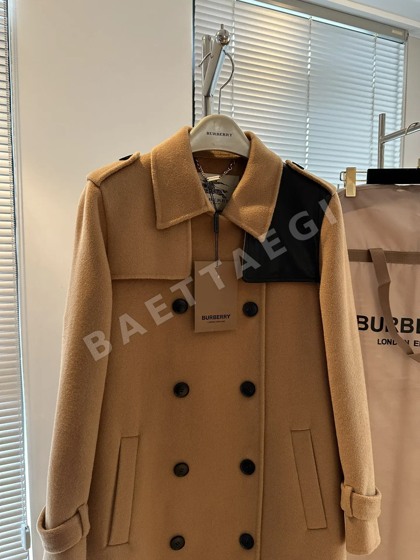 버버리 캐시미어 울 코트 자켓 상세 이미지 3