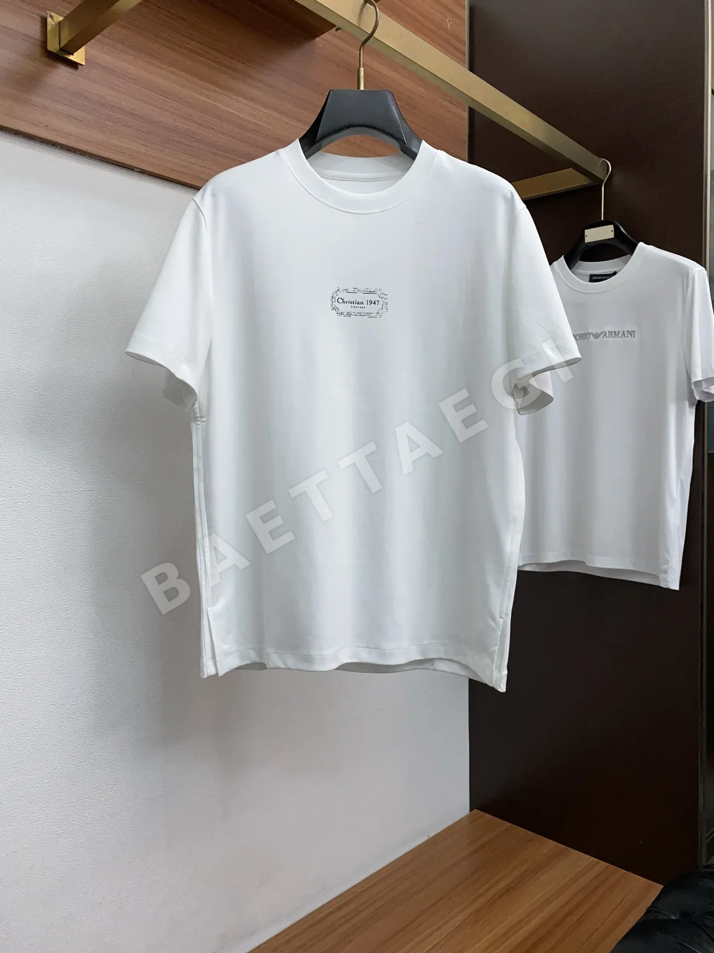 디올 남성 코튼 반팔 티셔츠 47374