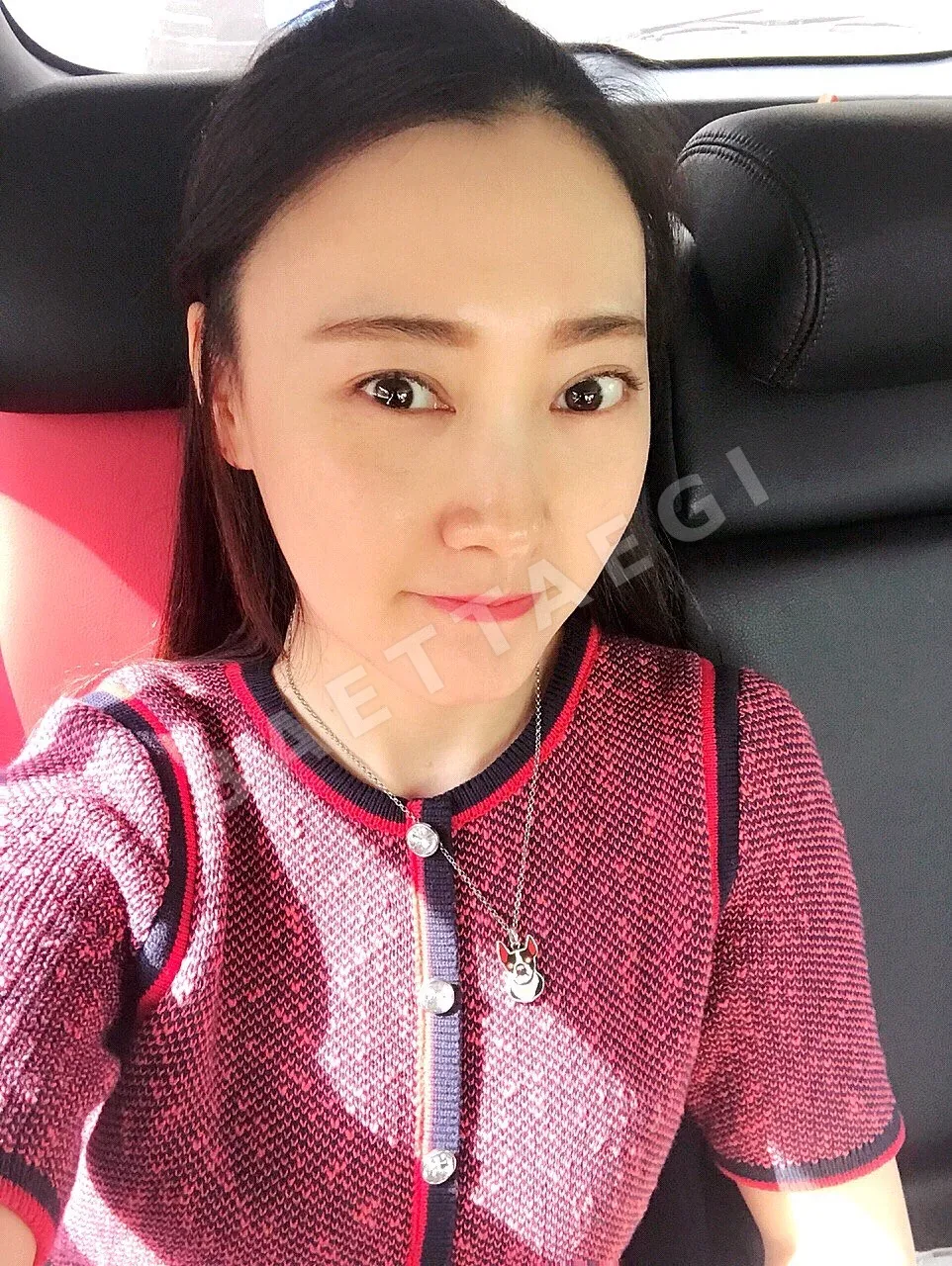 구찌 보스턴테리어 강아지 모양 스털링 실버 목걸이 상세 이미지 4