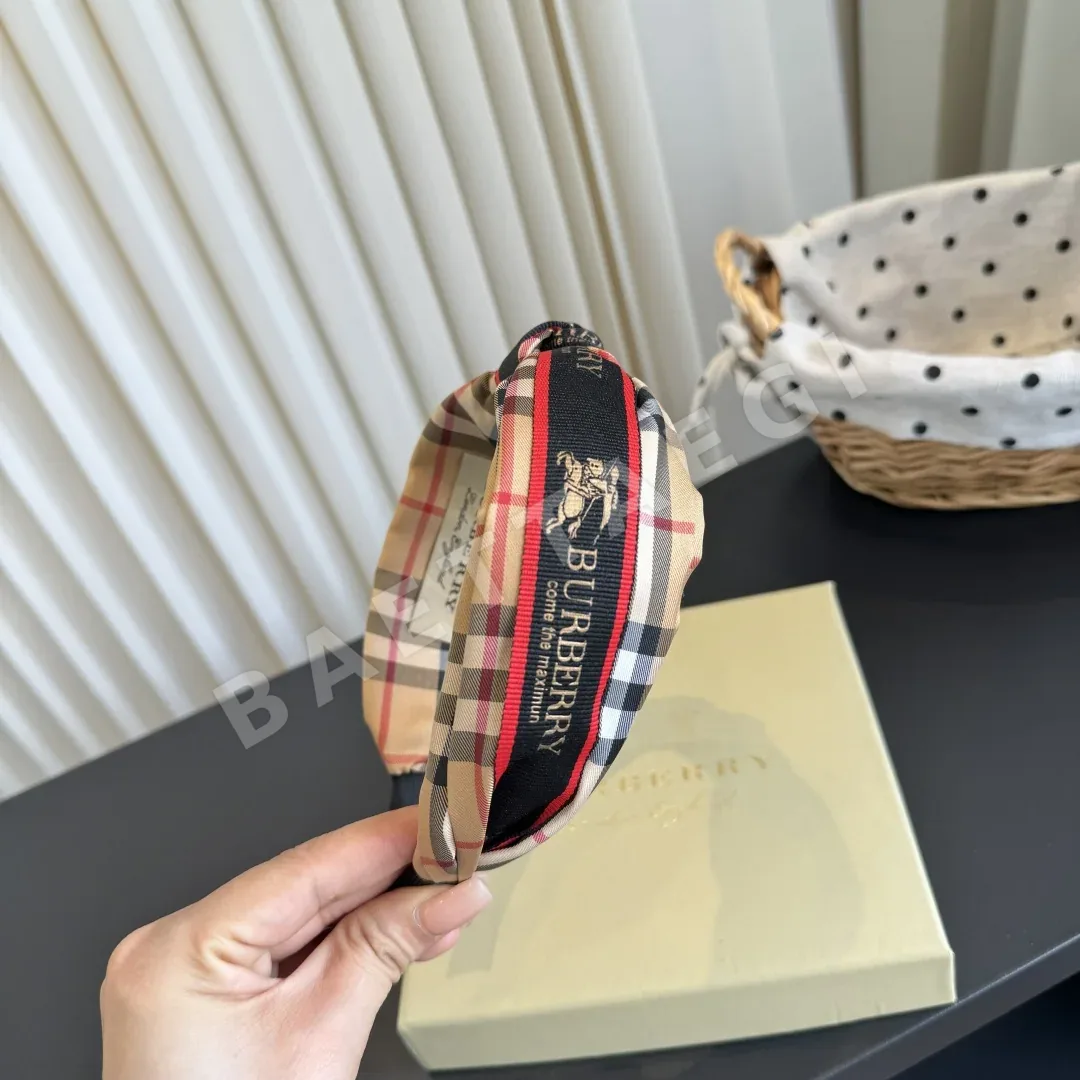 버버리 BB 패턴 헤어밴드 상세 이미지 5