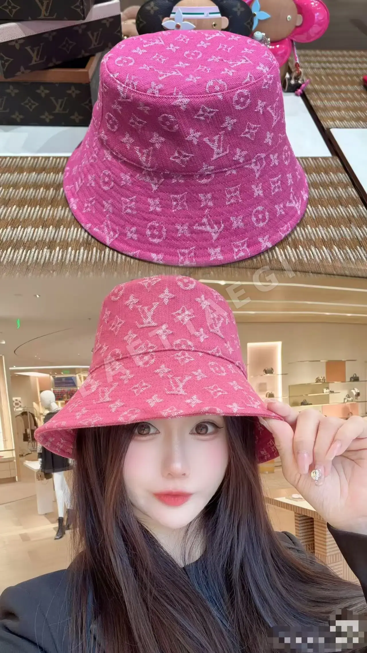 루이비통 모노그램 버킷캡 79263