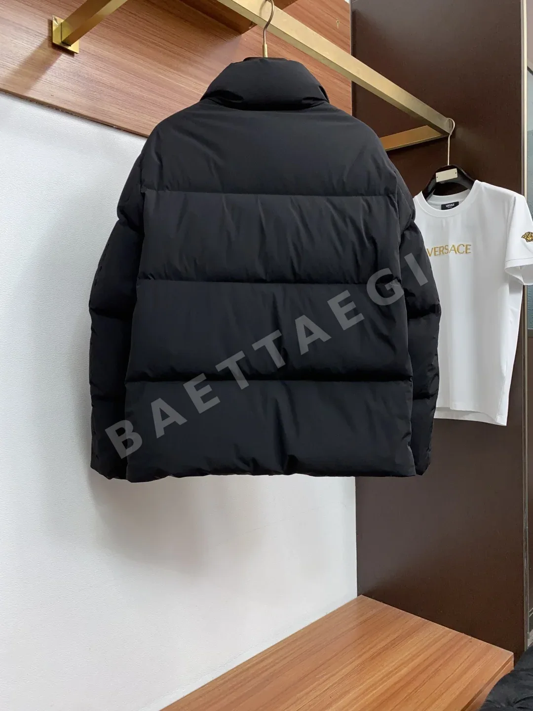 디올 스탠드카라 컬러 블록 남성 패딩 상세 이미지 9