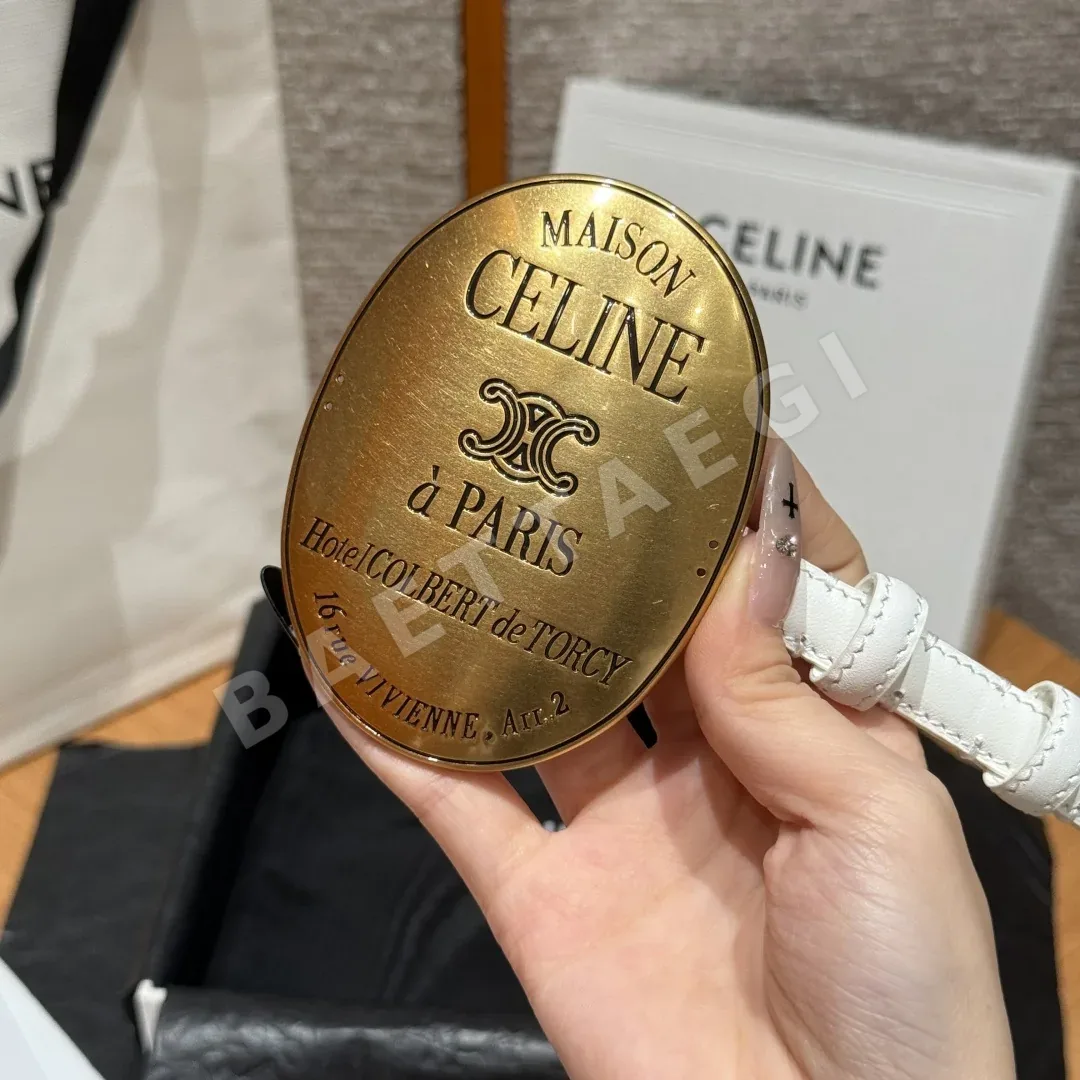 셀린느 메종 13mm 트리옹 가죽 벨트 상세 이미지 4