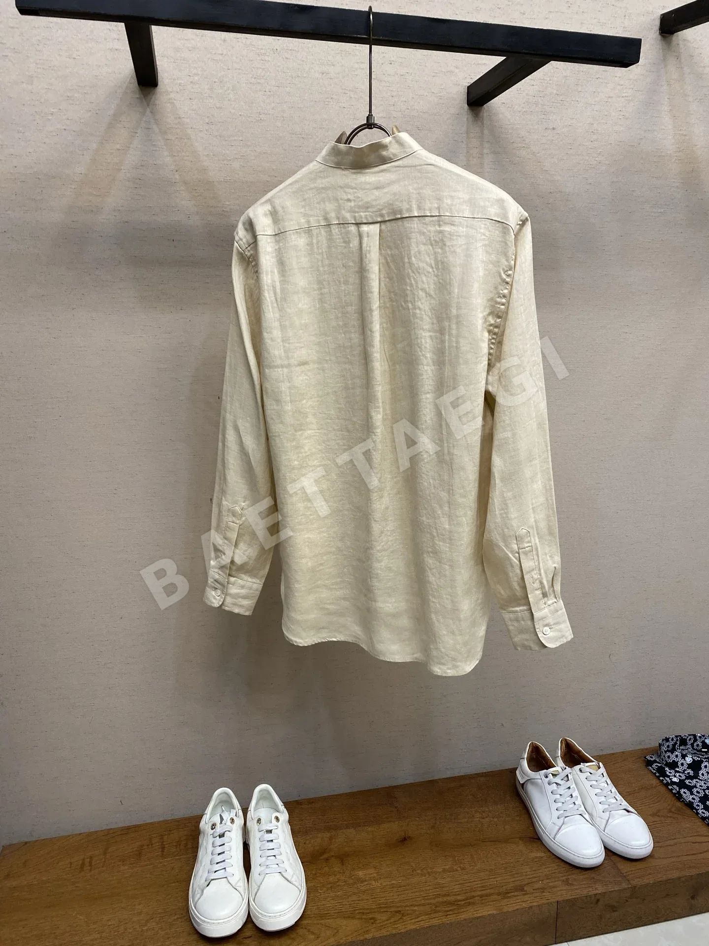 로로피아나 린넨 긴팔 셔츠 남성용 상세 이미지 2