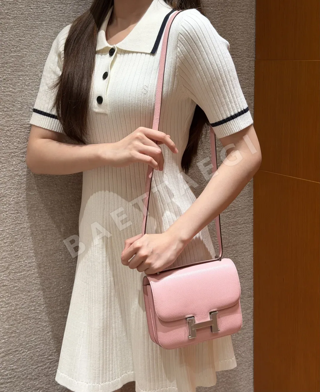 에르메스 콘스탄스 염소가죽 미니 핸드백 상세 이미지 6