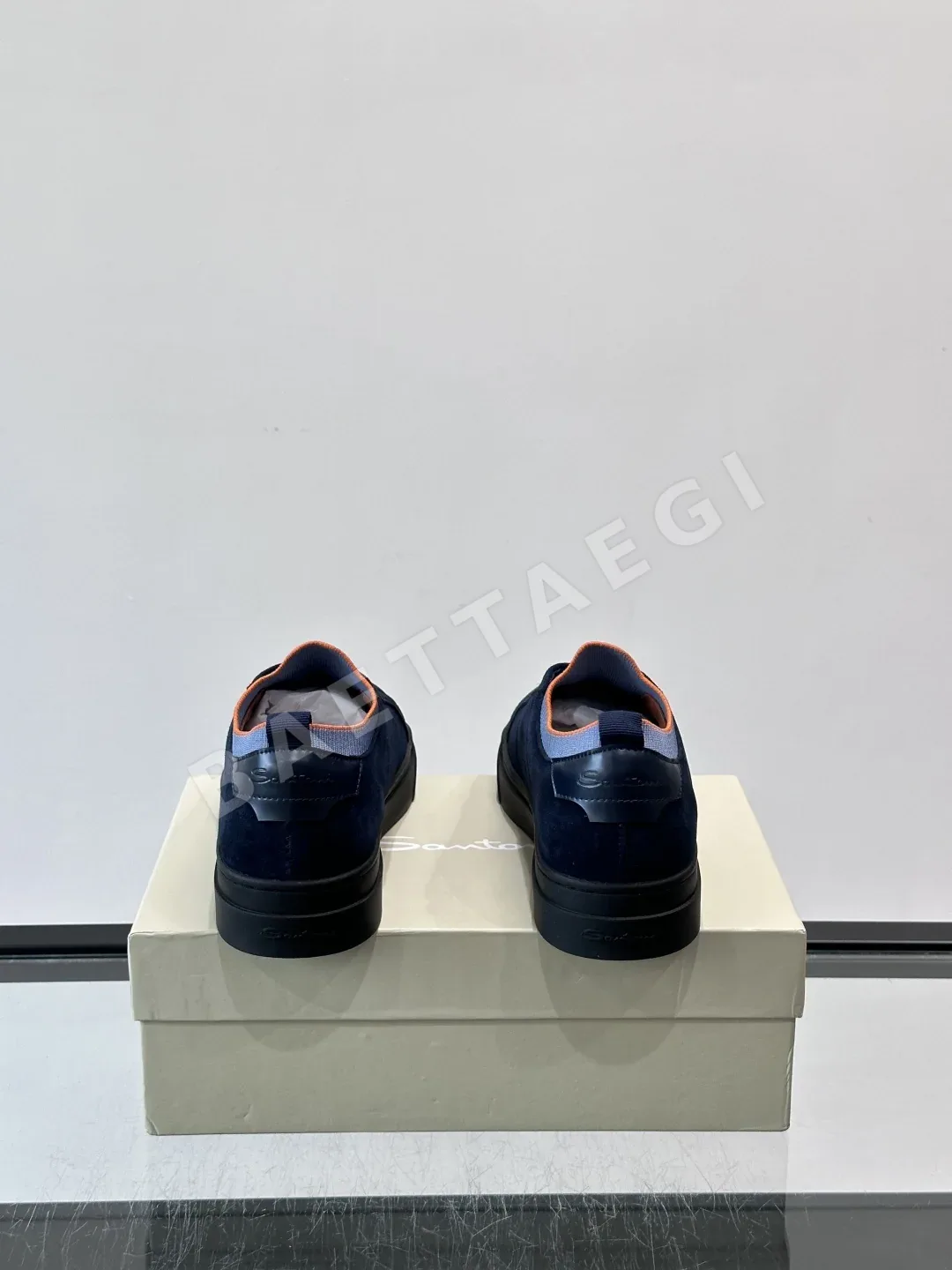 산토니 스니커즈 라이트브라운 스웨이드 상세 이미지 8
