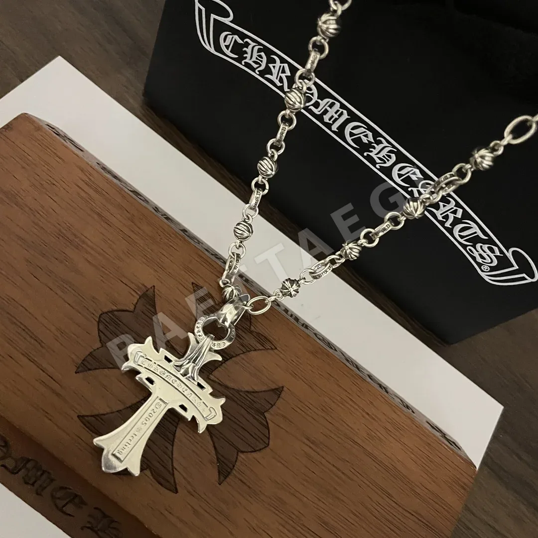 크롬하츠 클래식 레트로 라지 크로스 목걸이 상세 이미지 7