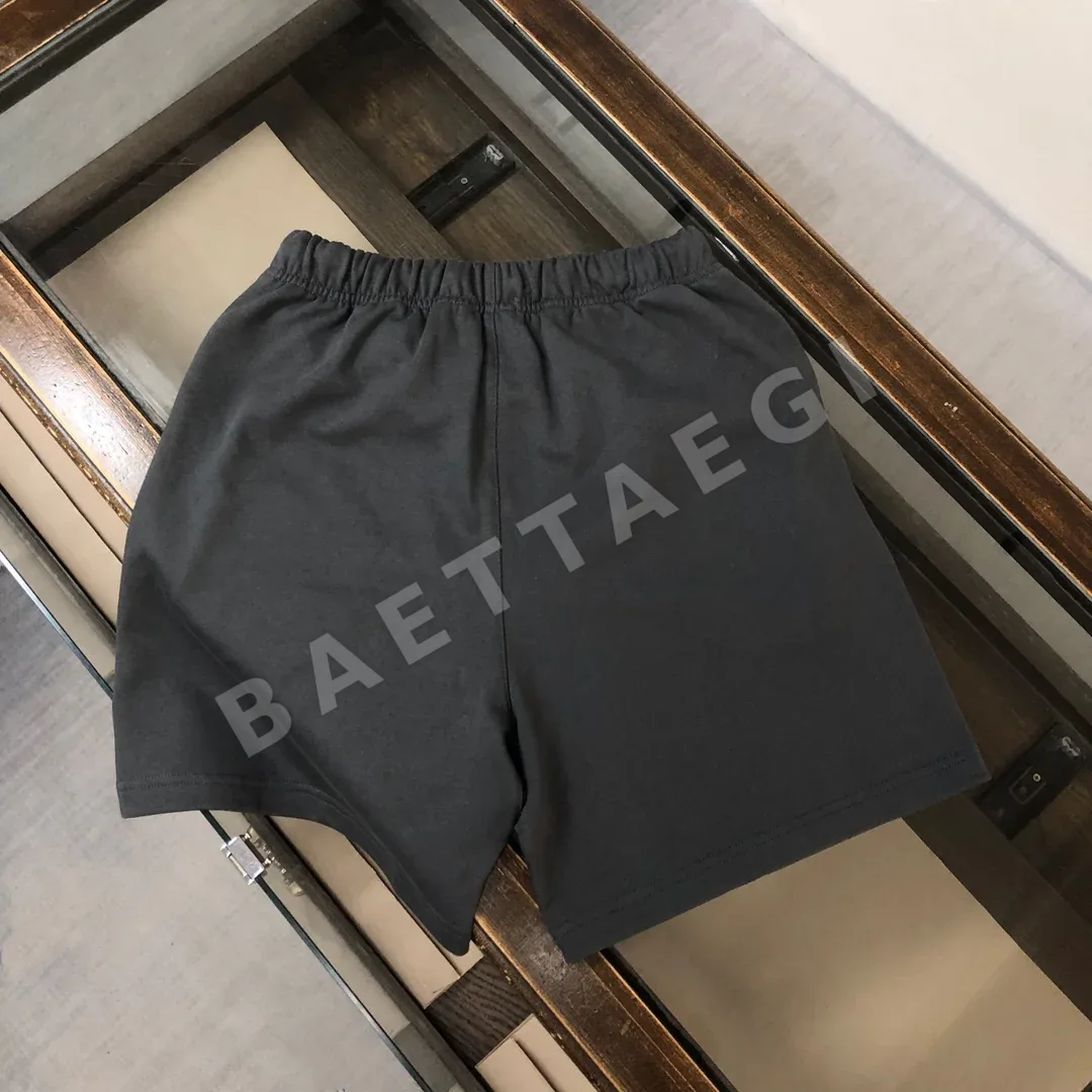 몽클레르 로고 캐주얼 430 g 워싱 코튼 남성 반바지 430 G 상세 이미지 9