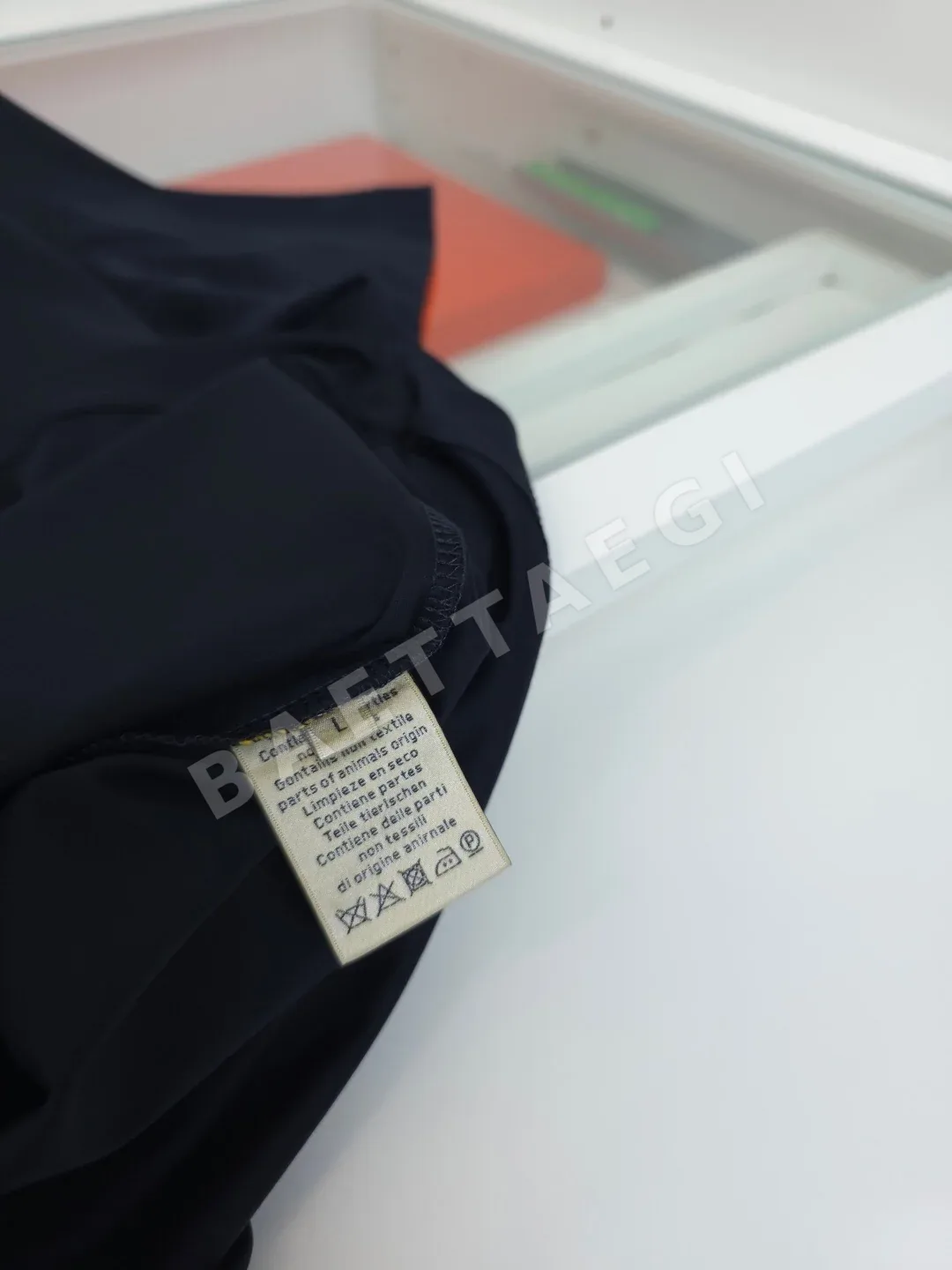 에르메스 80수 코마 코튼 크루넥 긴팔 티셔츠 상세 이미지 8