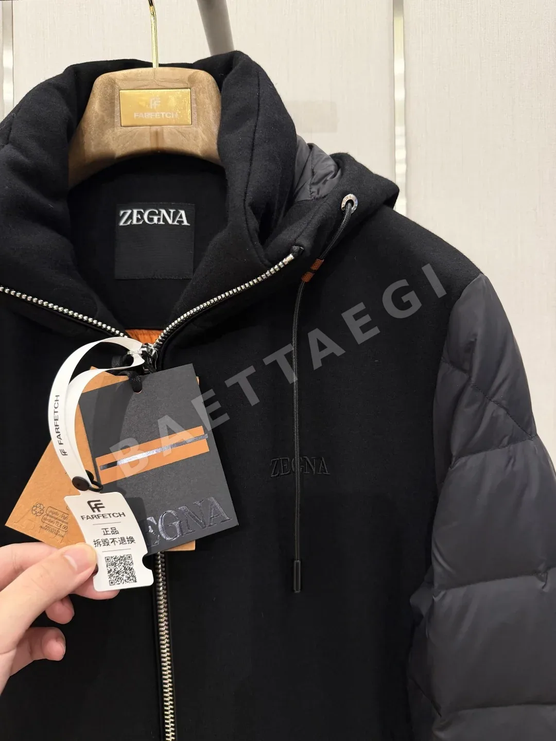 제냐 남성 후드 퀼팅 패딩 점퍼 상세 이미지 7