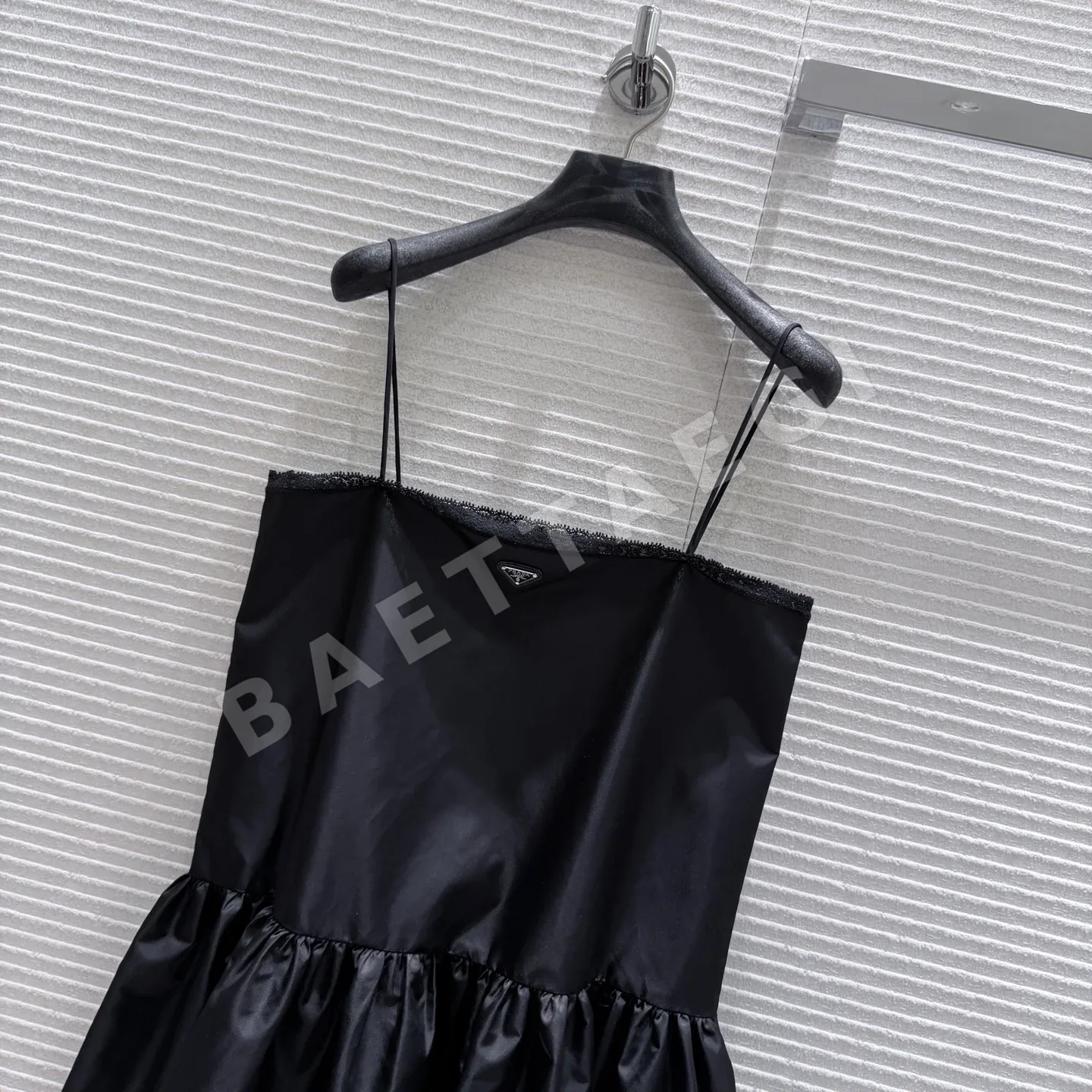 프라다 나일론 레이스 A라인 원피스 상세 이미지 2