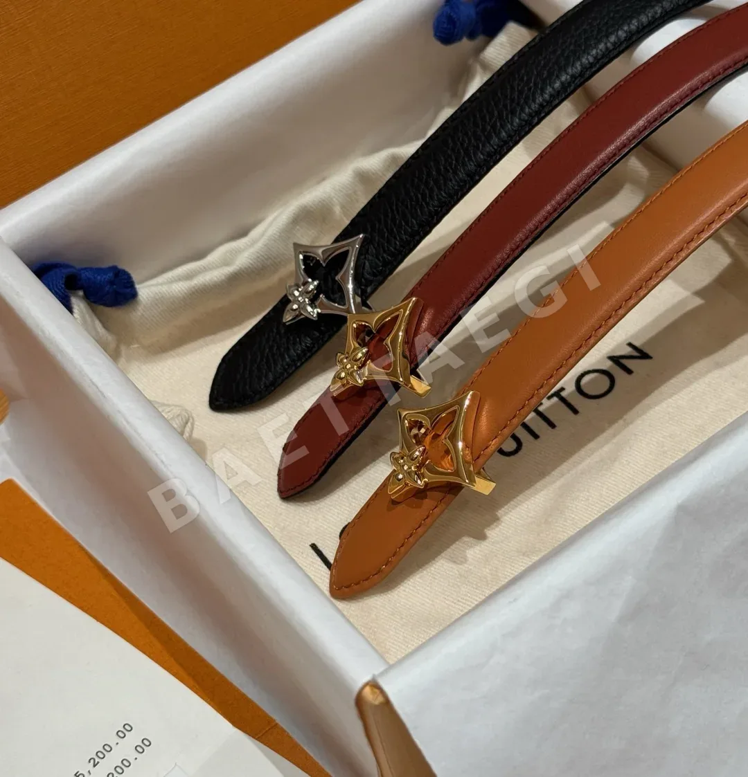 루이비통 플라워그램 패턴 20mm 리버시블 벨트 상세 이미지 2