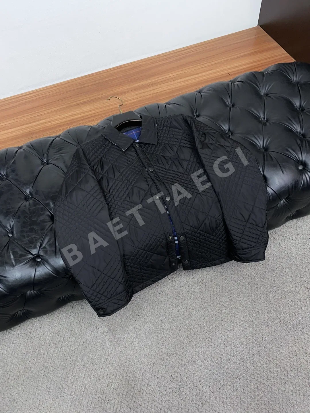 버버리 코튼 패드 내장 남성 자켓 상세 이미지 6