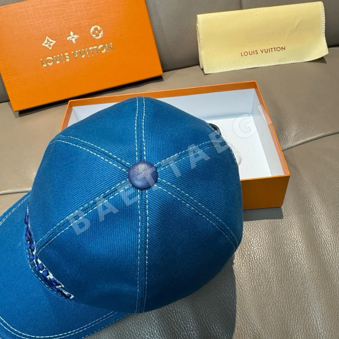 루이비통 LV 자수 베이스볼 캡 상세 이미지 6