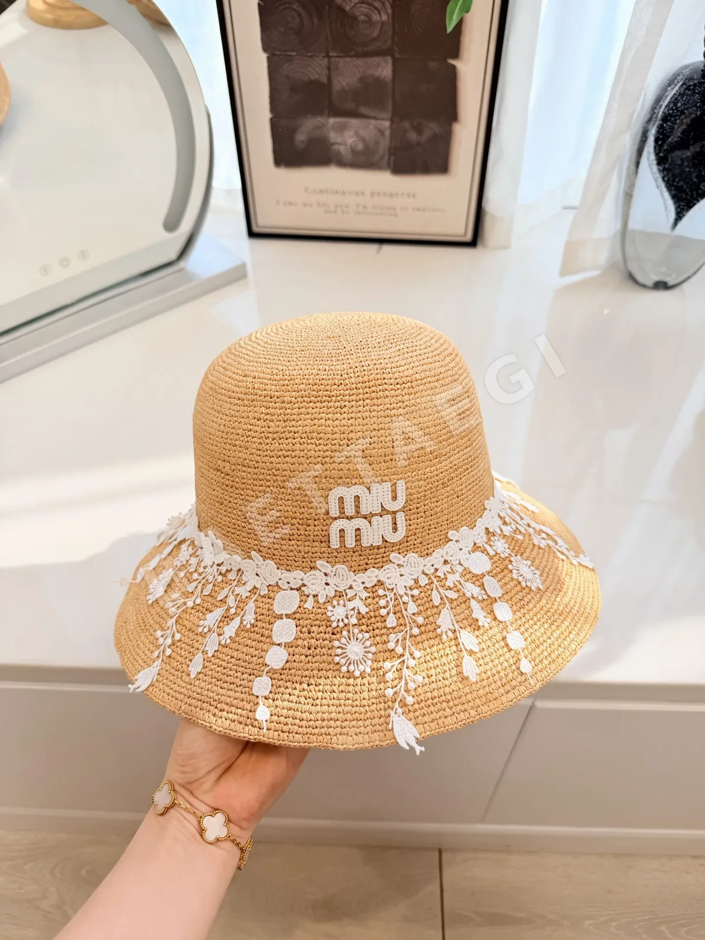 미우미우 모자 80773 Miu Miu Cap 상세 이미지 8