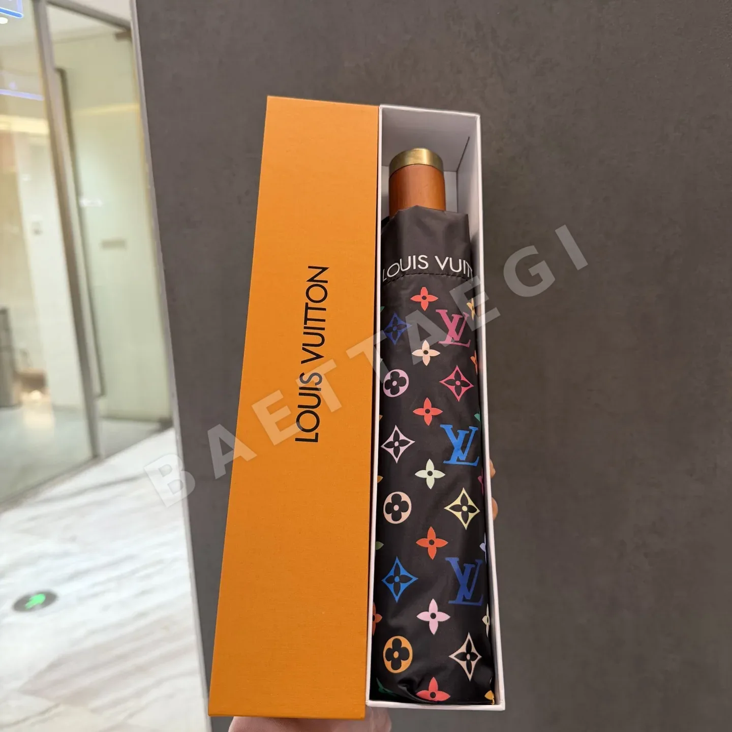 루이비통 3단 자동 접이식 양산 우산 85713