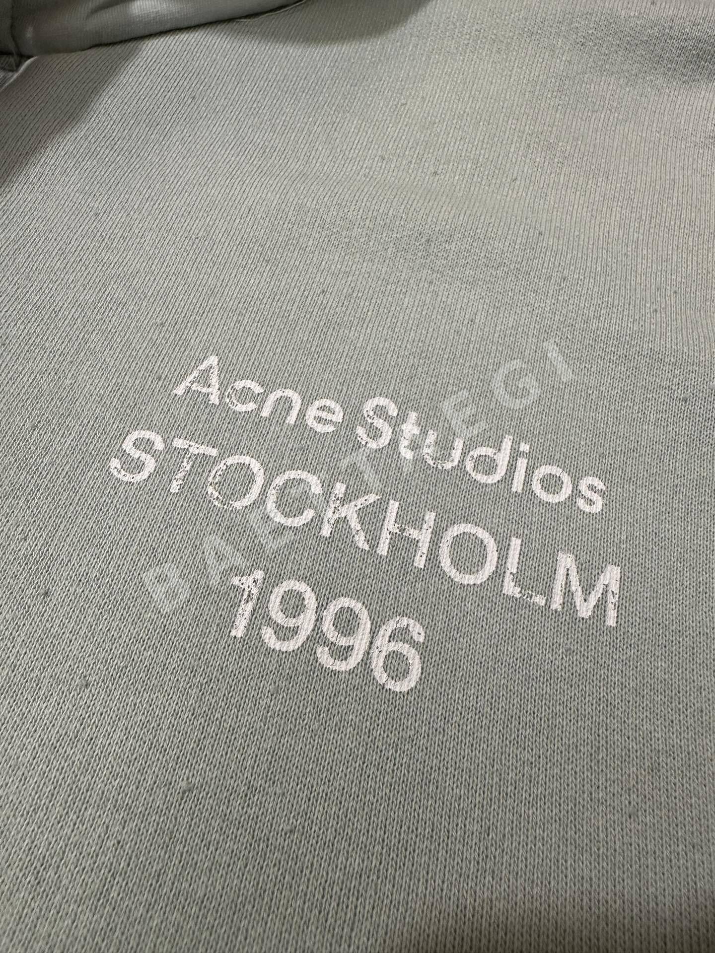 아크네스튜디오 1996 자수 카라 집업 스웨트셔츠 자켓 상세 이미지 8