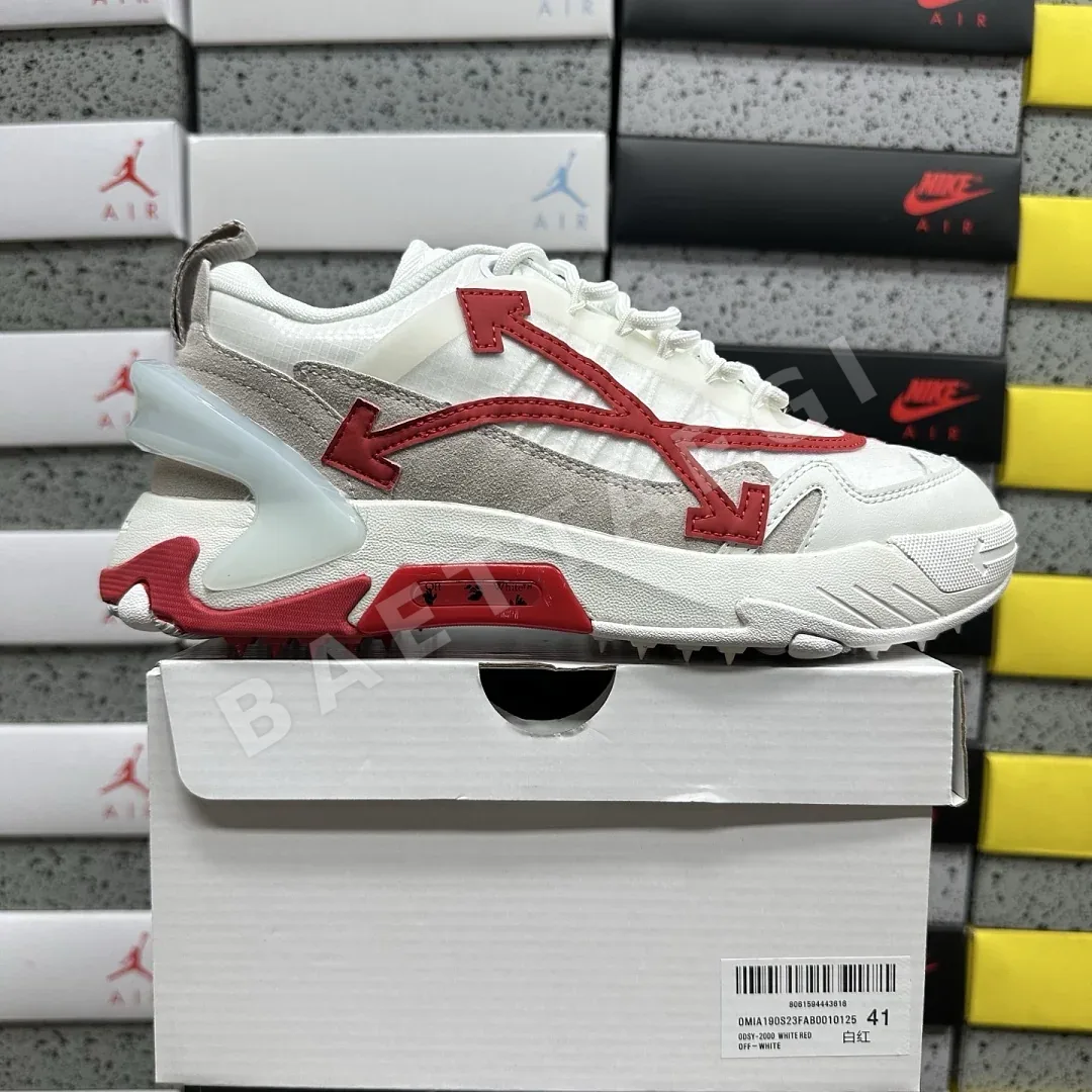 오프화이트 [GZ] 오디세이 2000 화이트 레드 202474 Off White Odsy-2000
