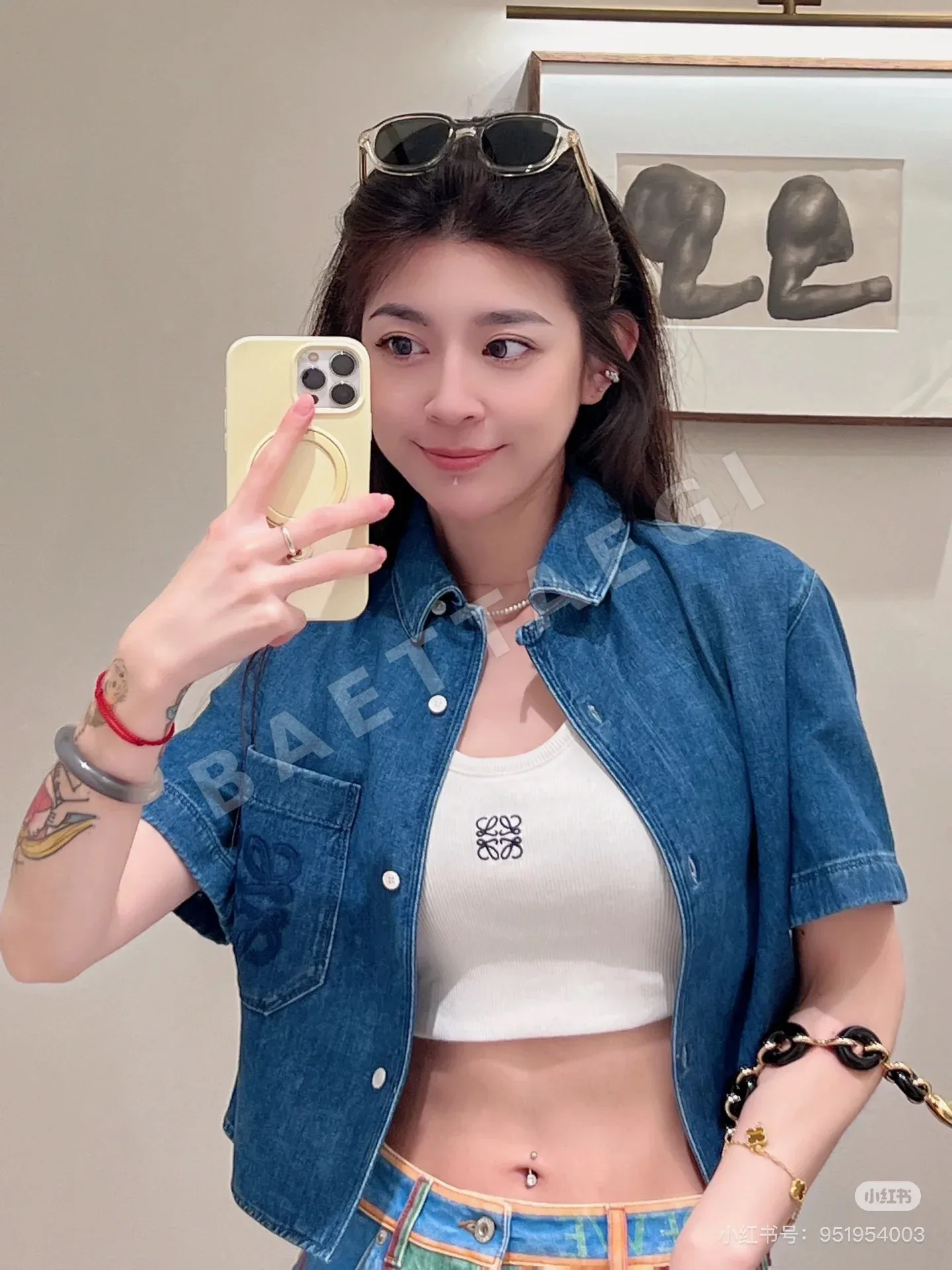 로에베 여성 반팔 상세 이미지 5