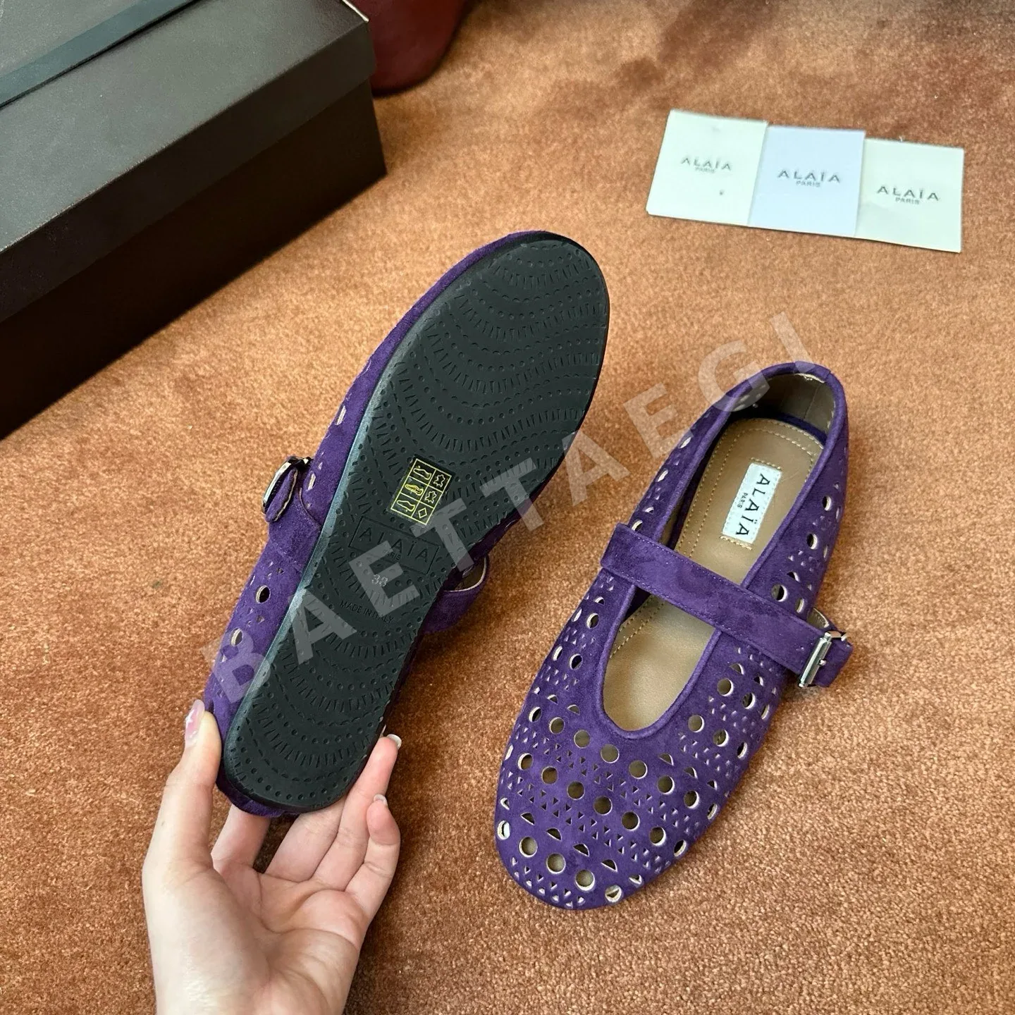 알라이아 비치 메시 여성 신발 상세 이미지 7