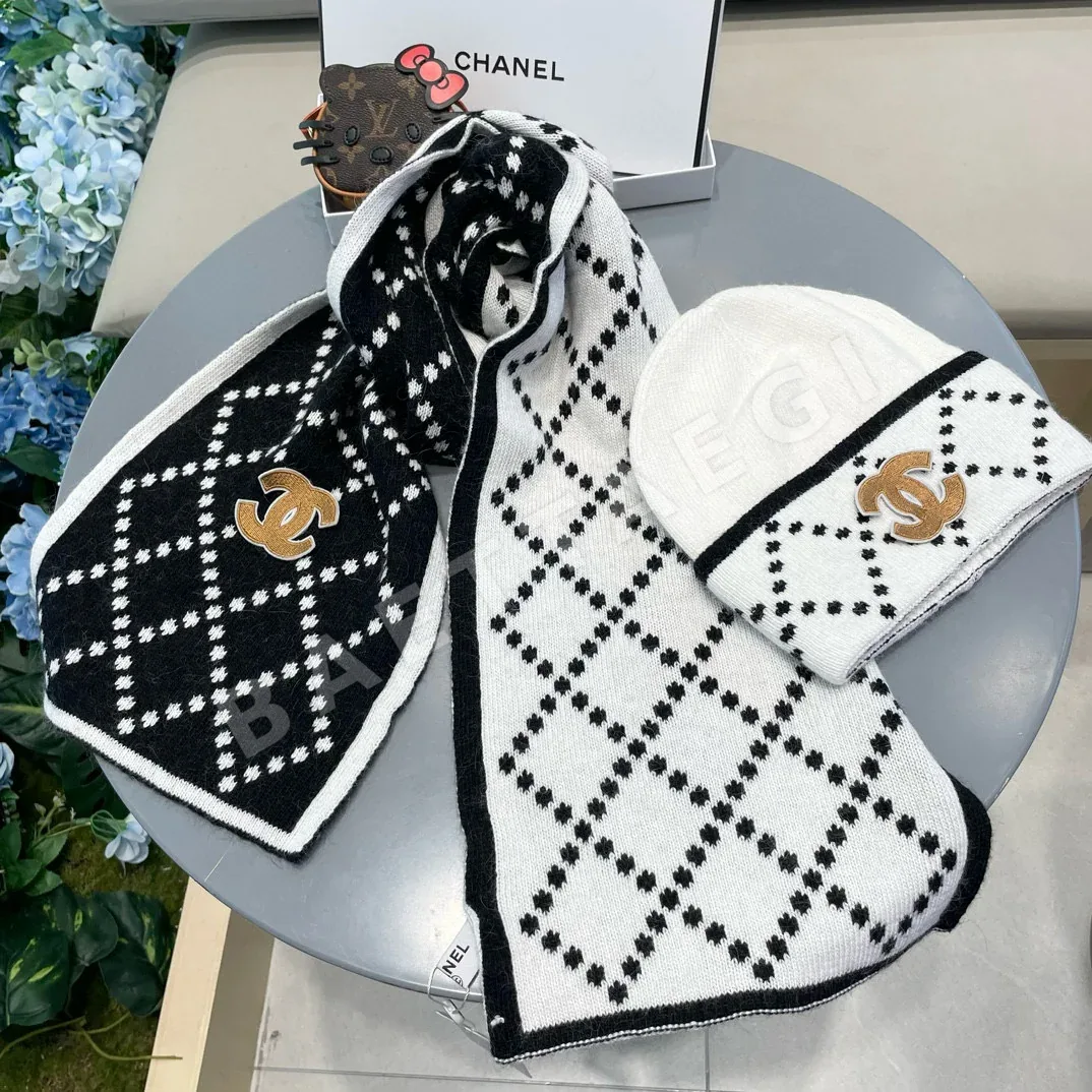 샤넬 모자 머플러 세트 상세 이미지 6