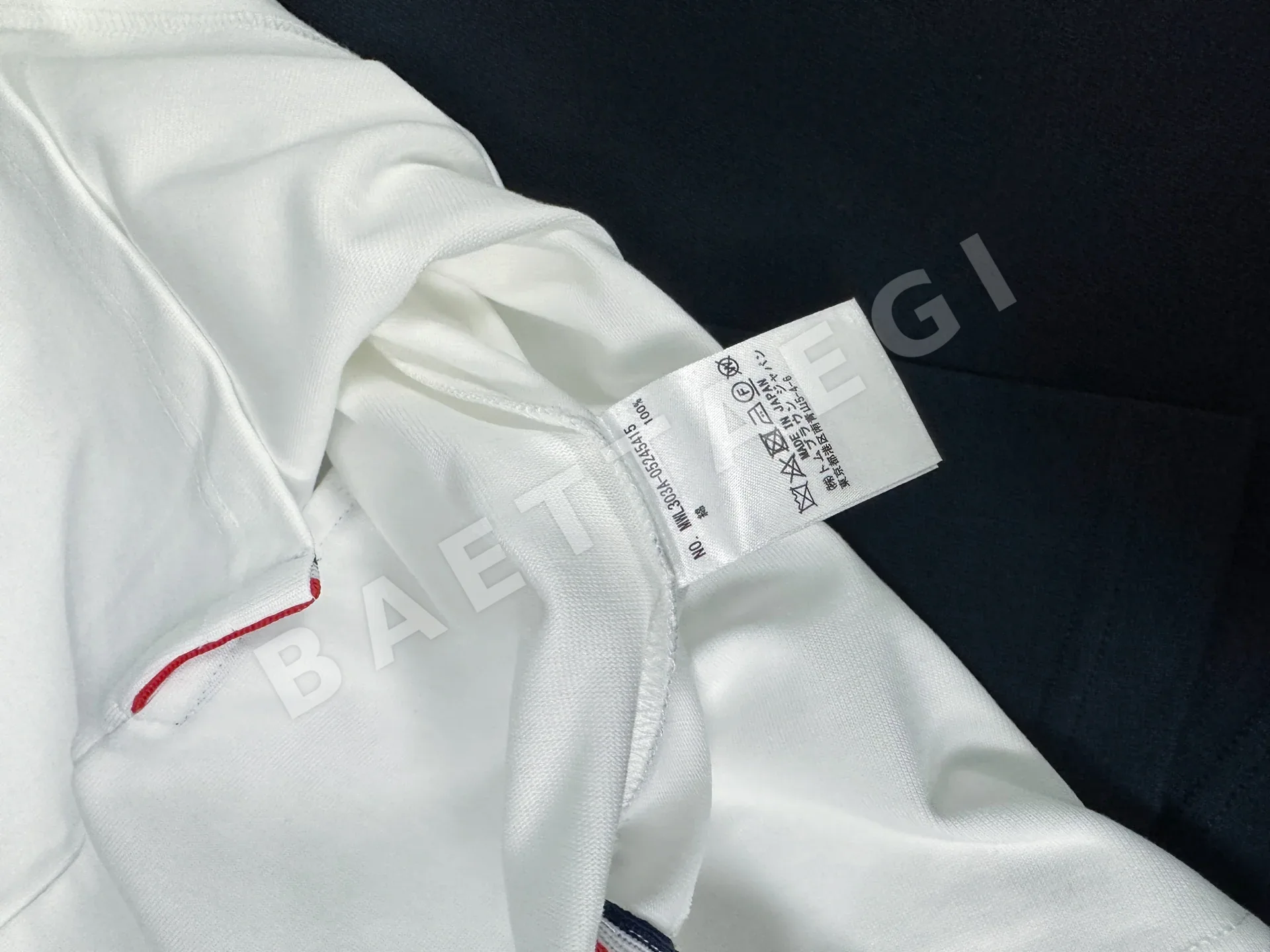 톰브라운 트리컬러 웨빙 남성 긴팔 티셔츠 상세 이미지 9