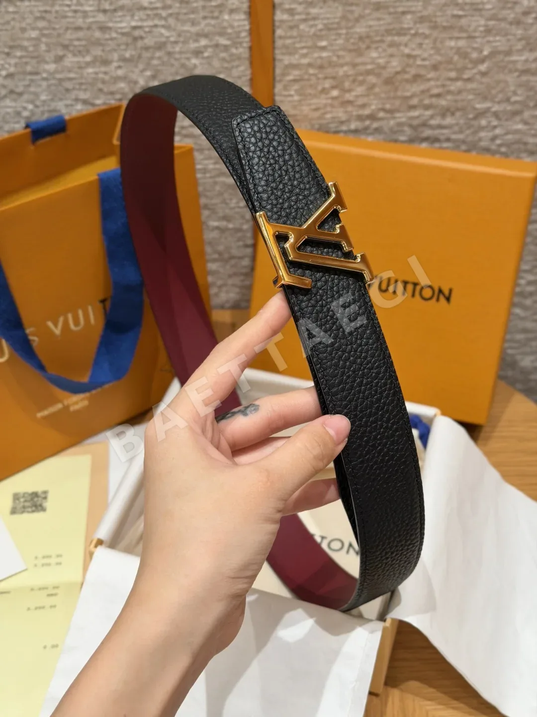 루이비통 헤리티지 35mm 리버시블 벨트 상세 이미지 4