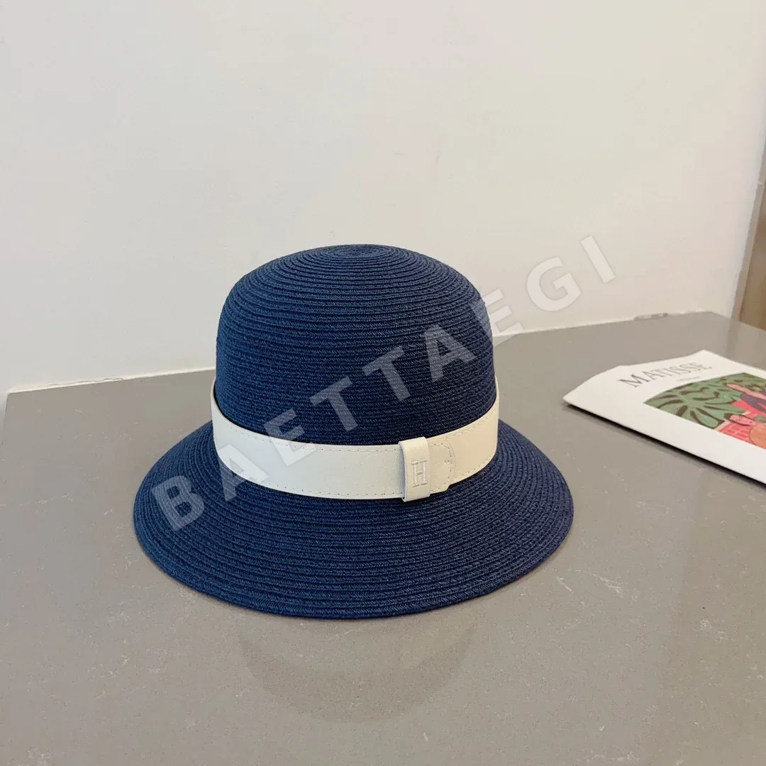 에르메스 밀짚 버킷 햇 모자 84633
