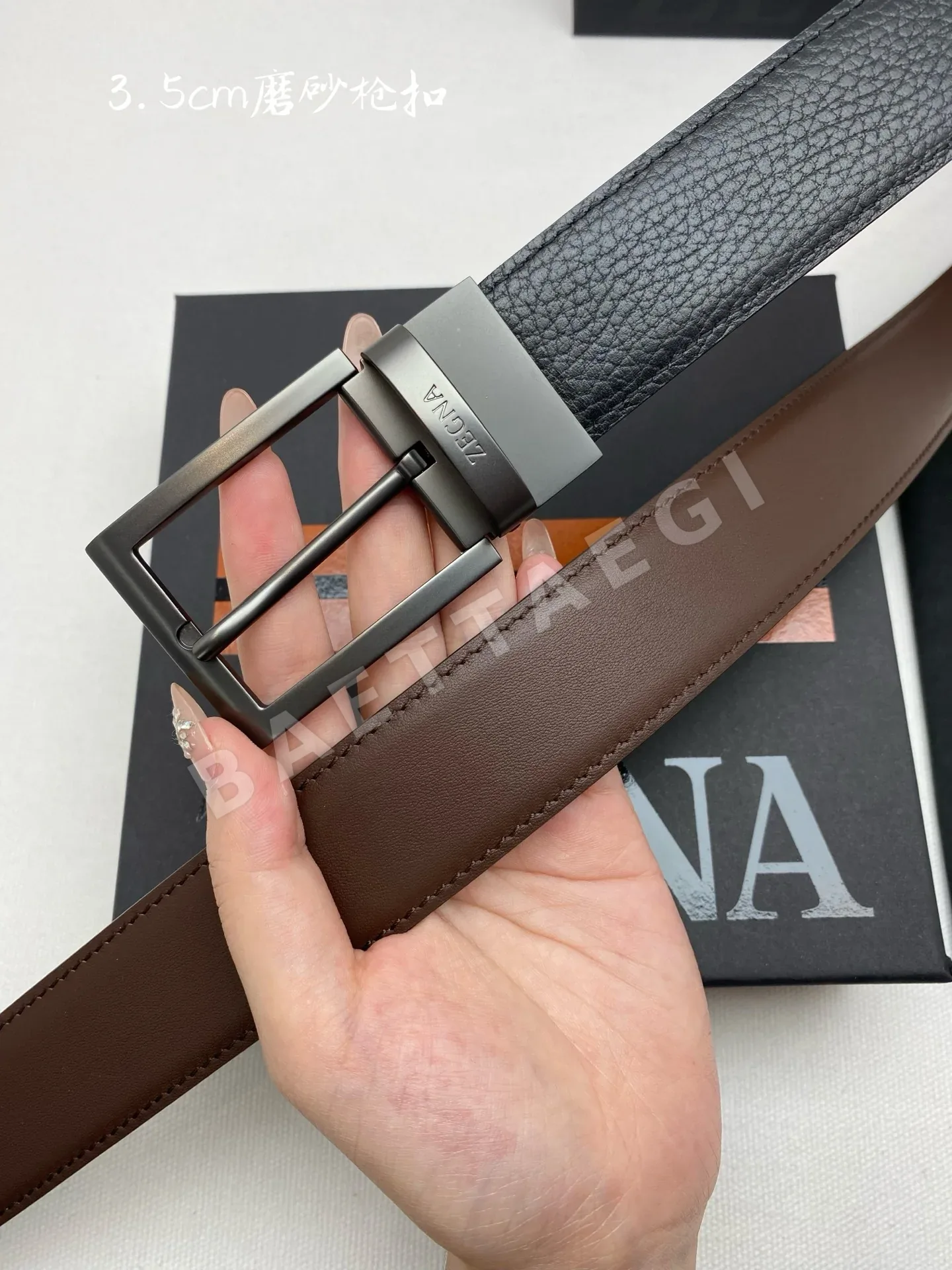 제냐 벨트 59242 Zegna Belt 상세 이미지 5