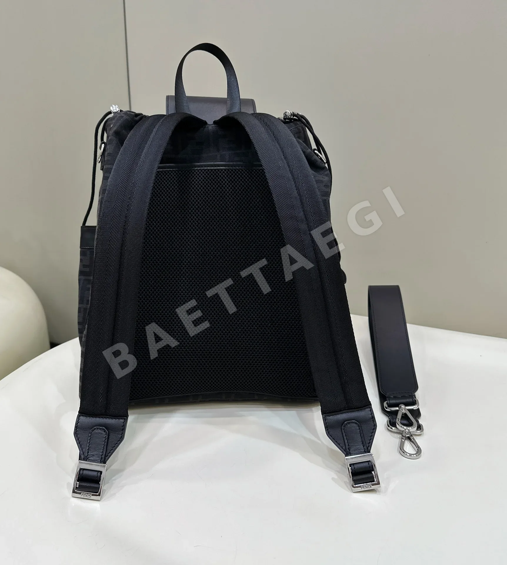 펜디 빈티지 플로럴 백팩 8583 S 상세 이미지 2