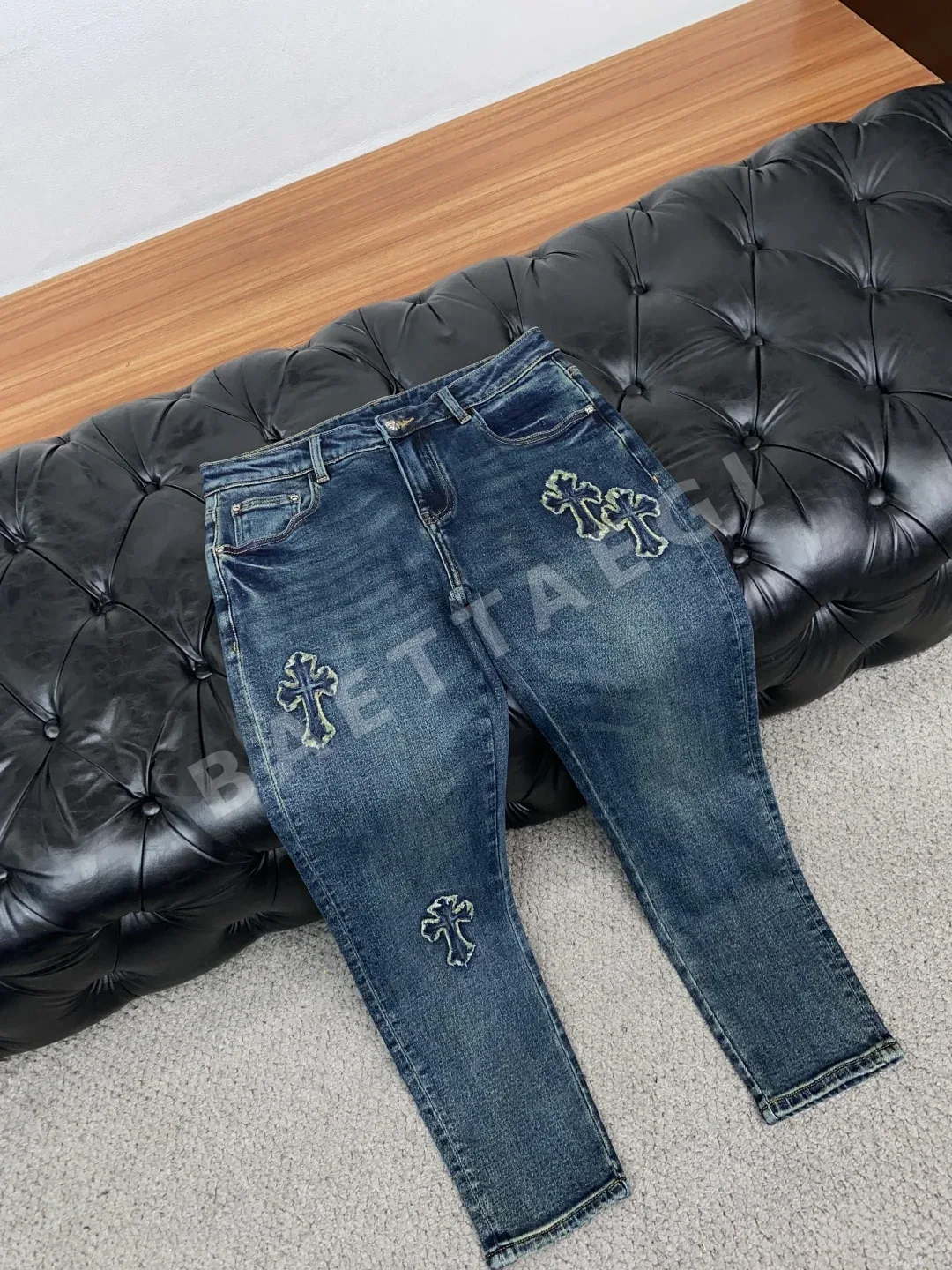 크롬하츠 남성 데님 바지 상세 이미지 6