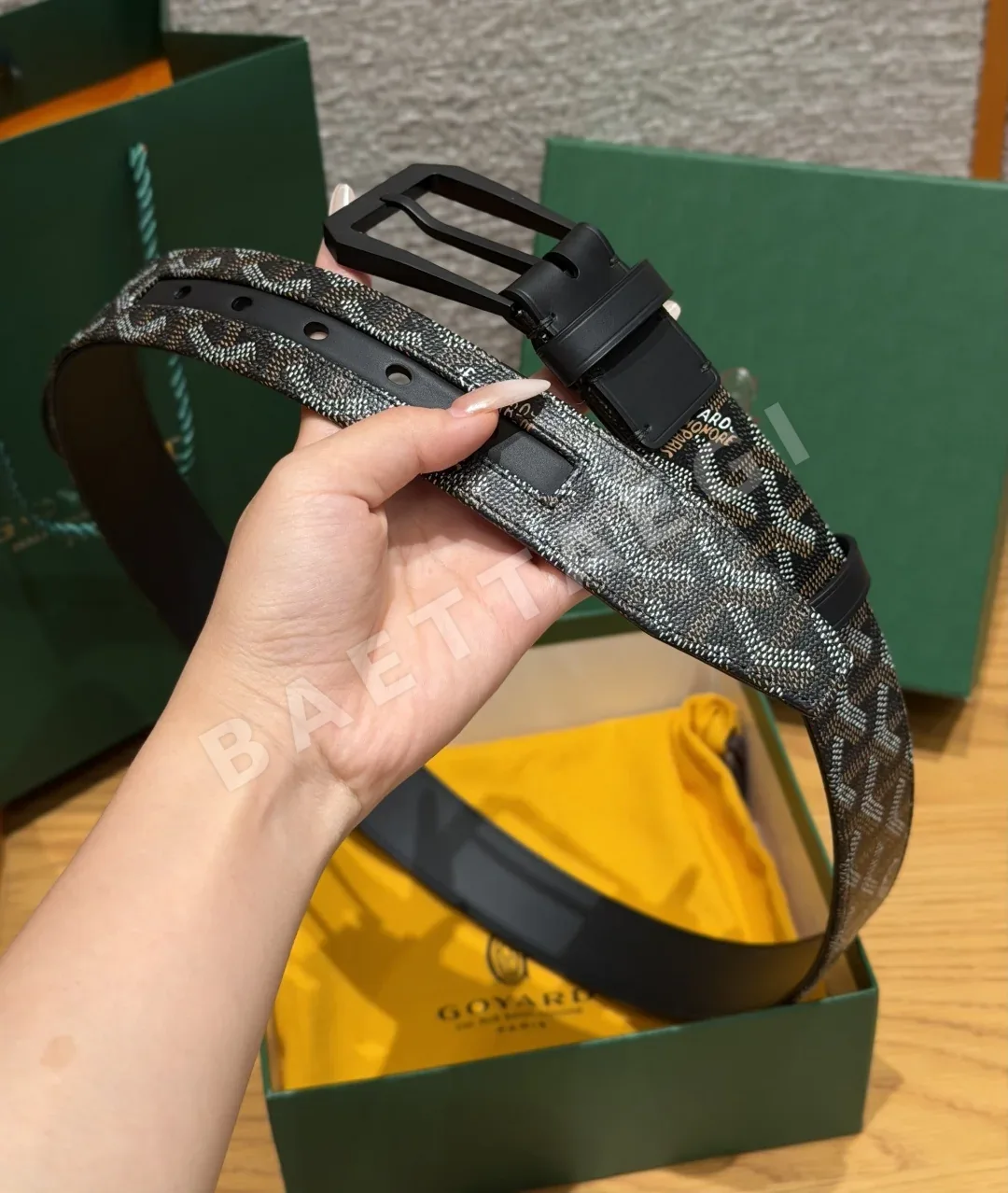 고야드 FRÉGATE 가죽 벨트 30mm 상세 이미지 2