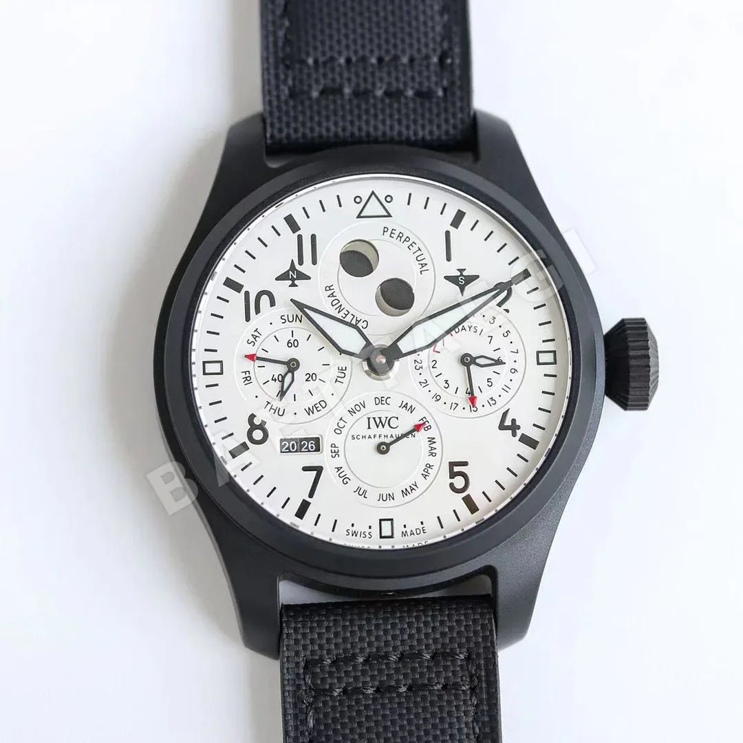 IWC 빅파일럿 퍼페추얼 캘린더 시계 42508