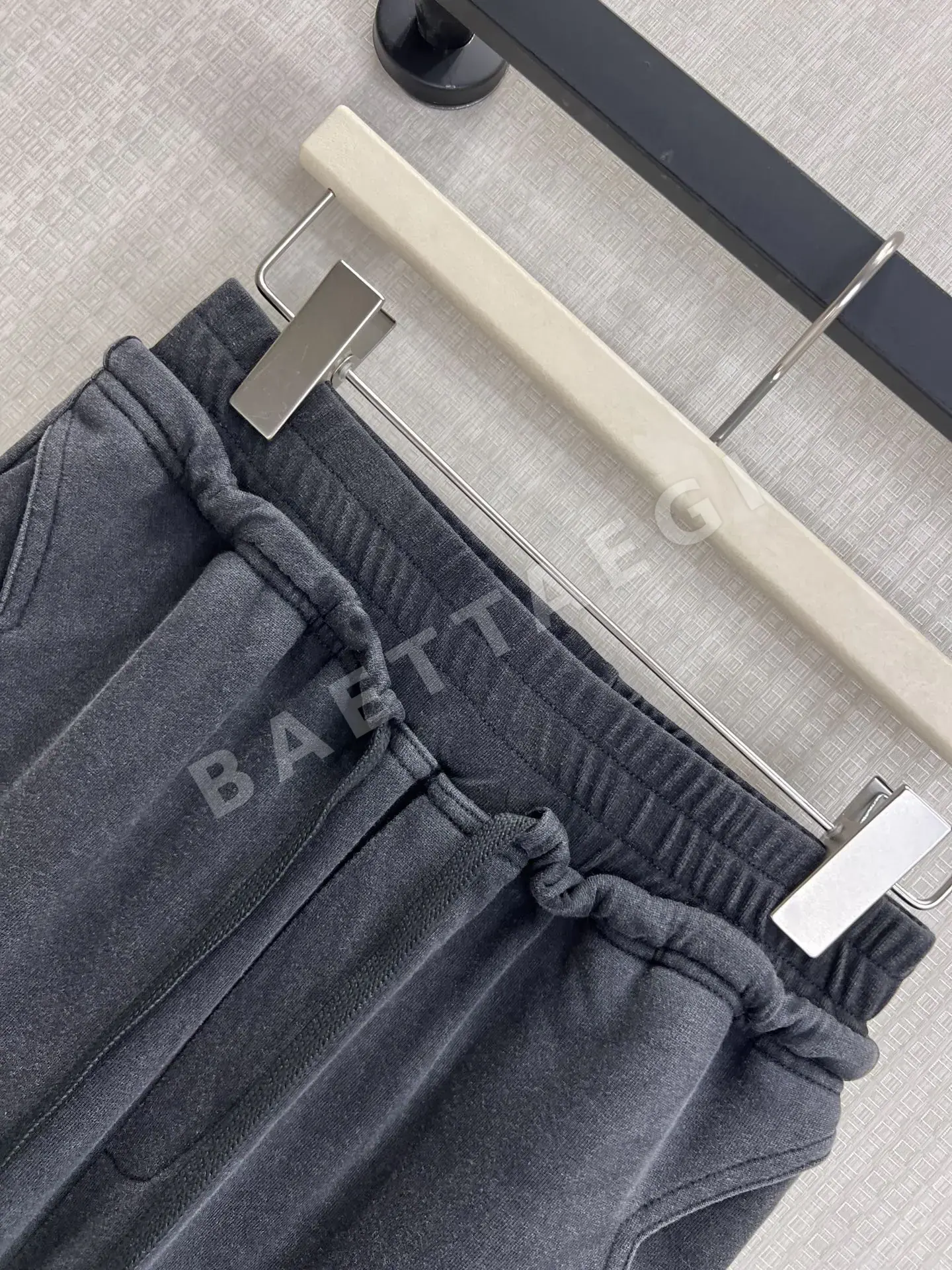 디올 블루 와이드 레그 여성 바지 상세 이미지 5