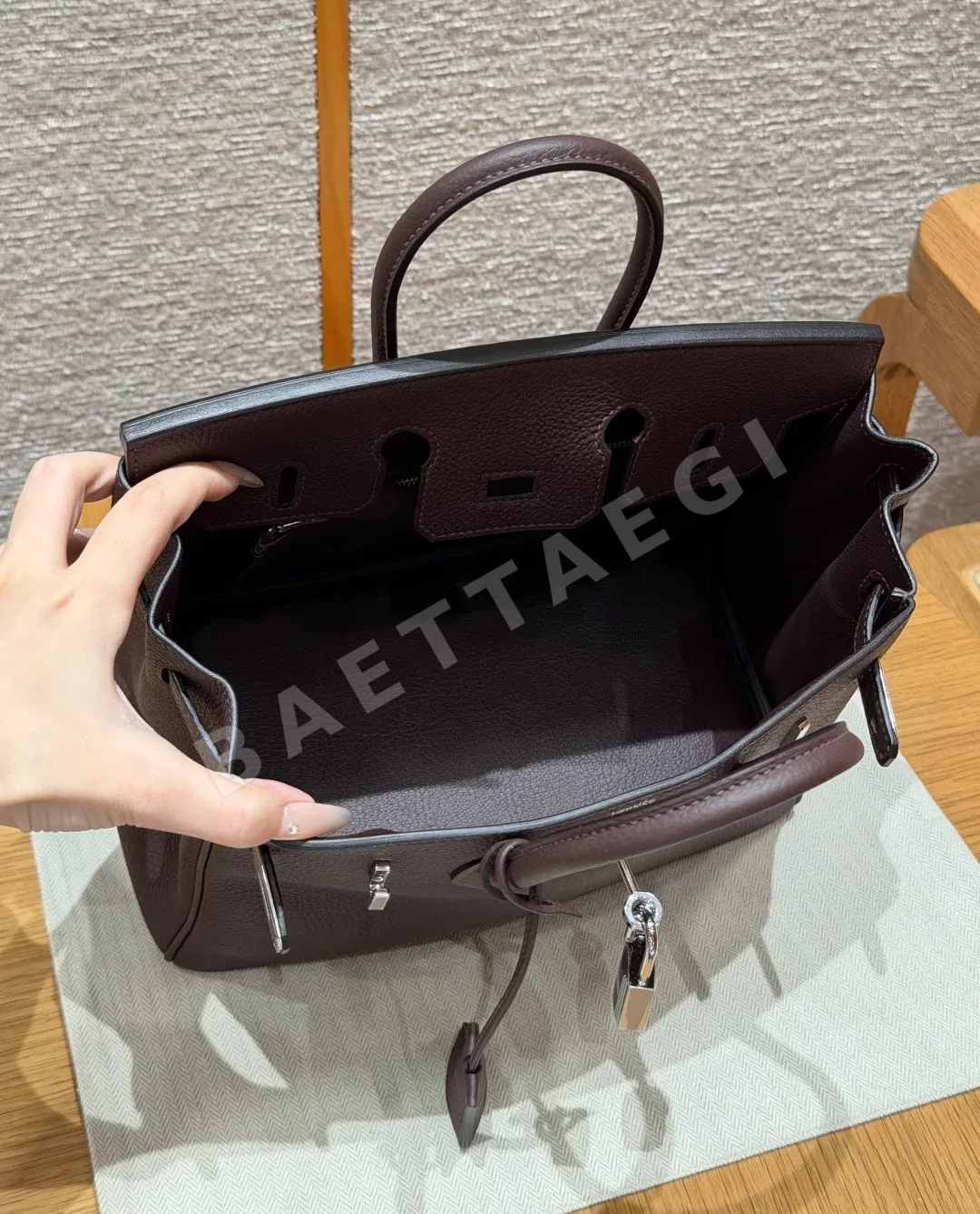 에르메스 버킨 25 토고 가죽 가방 상세 이미지 6