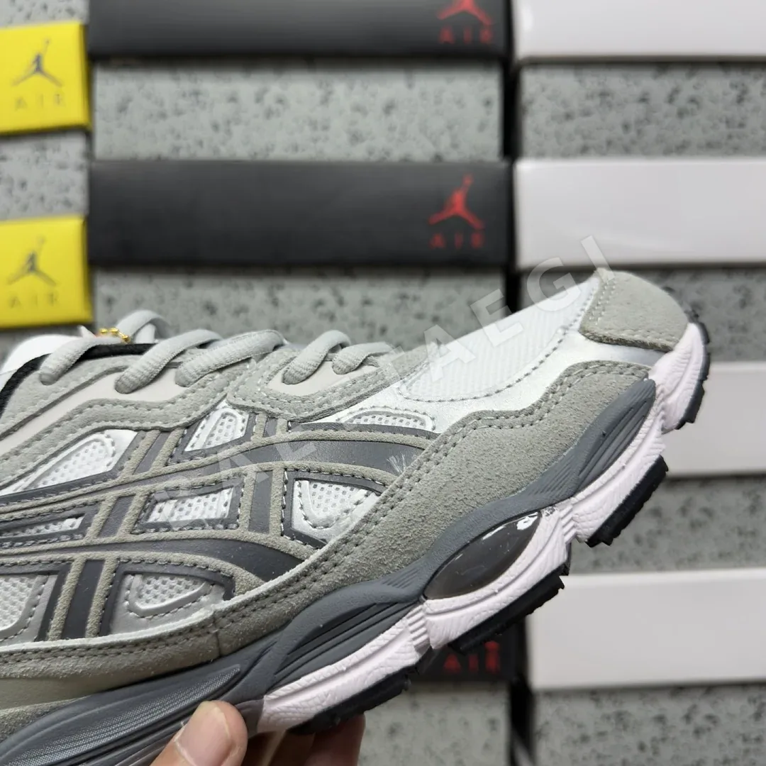 아식스 [WZ] 젤 NYC 1201A789-102 200470 Asics Gel-NYC White Steel Grey 상세 이미지 3