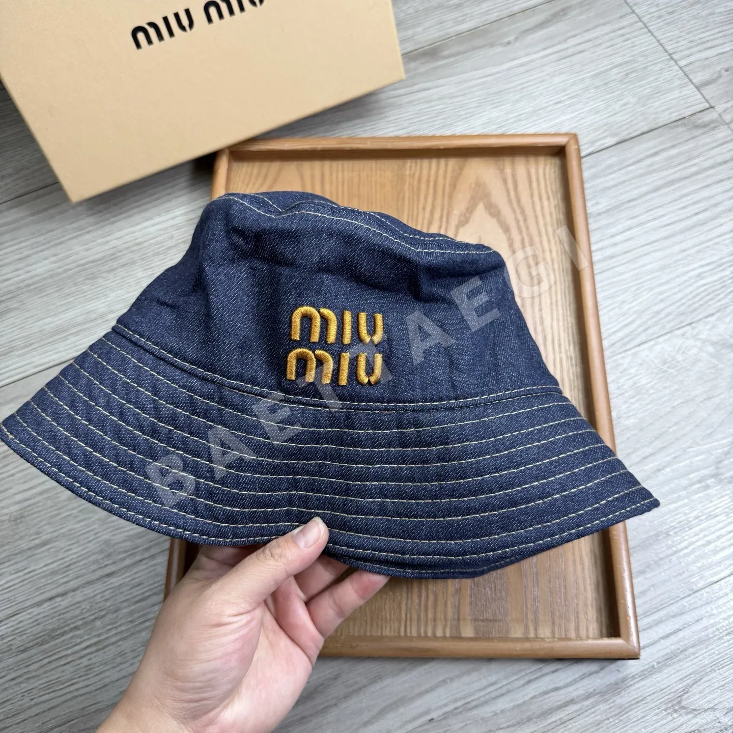 미우미우 썸머 버킷 햇 모자 상세 이미지 7
