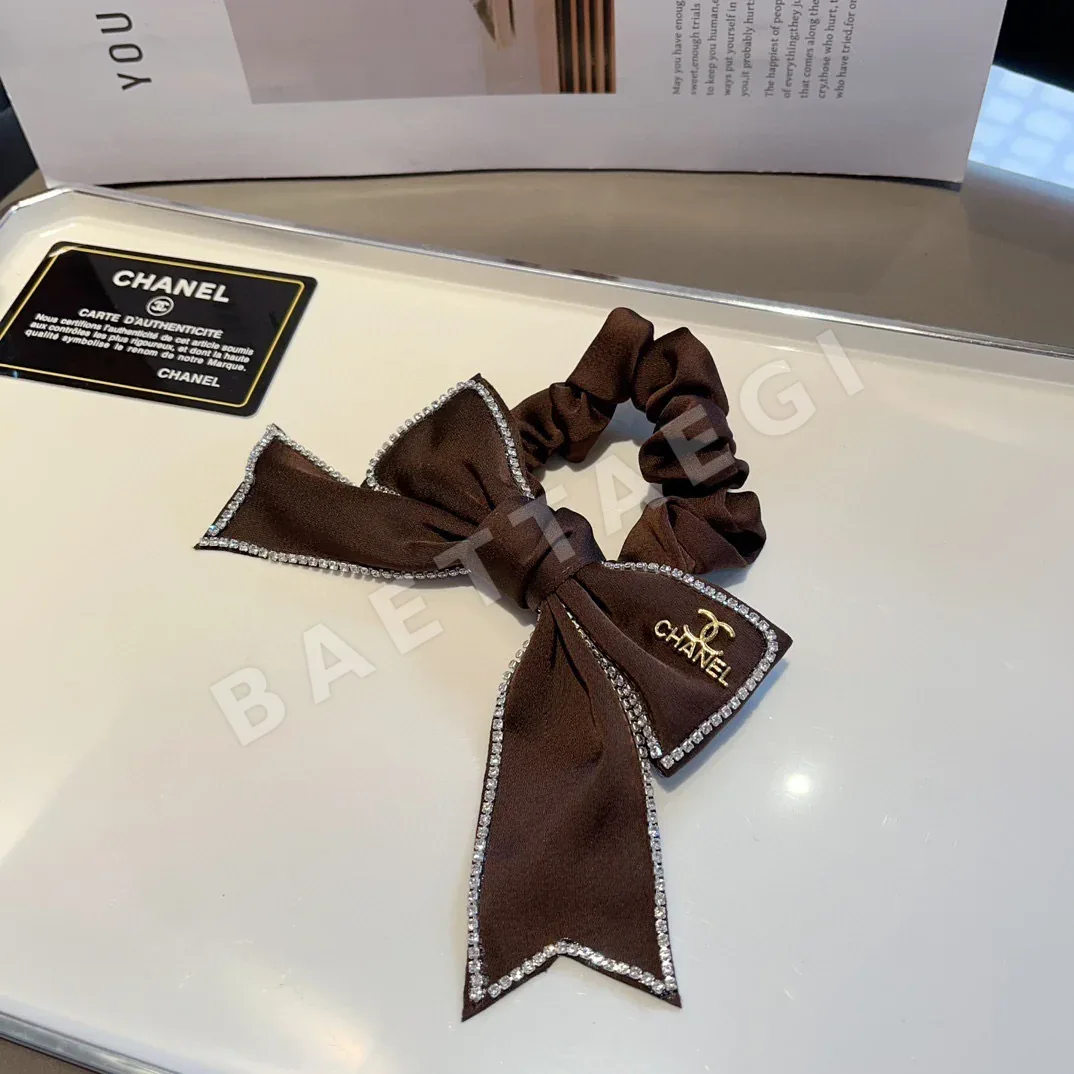 샤넬 더블 C 스톤 헤어타이 상세 이미지 4