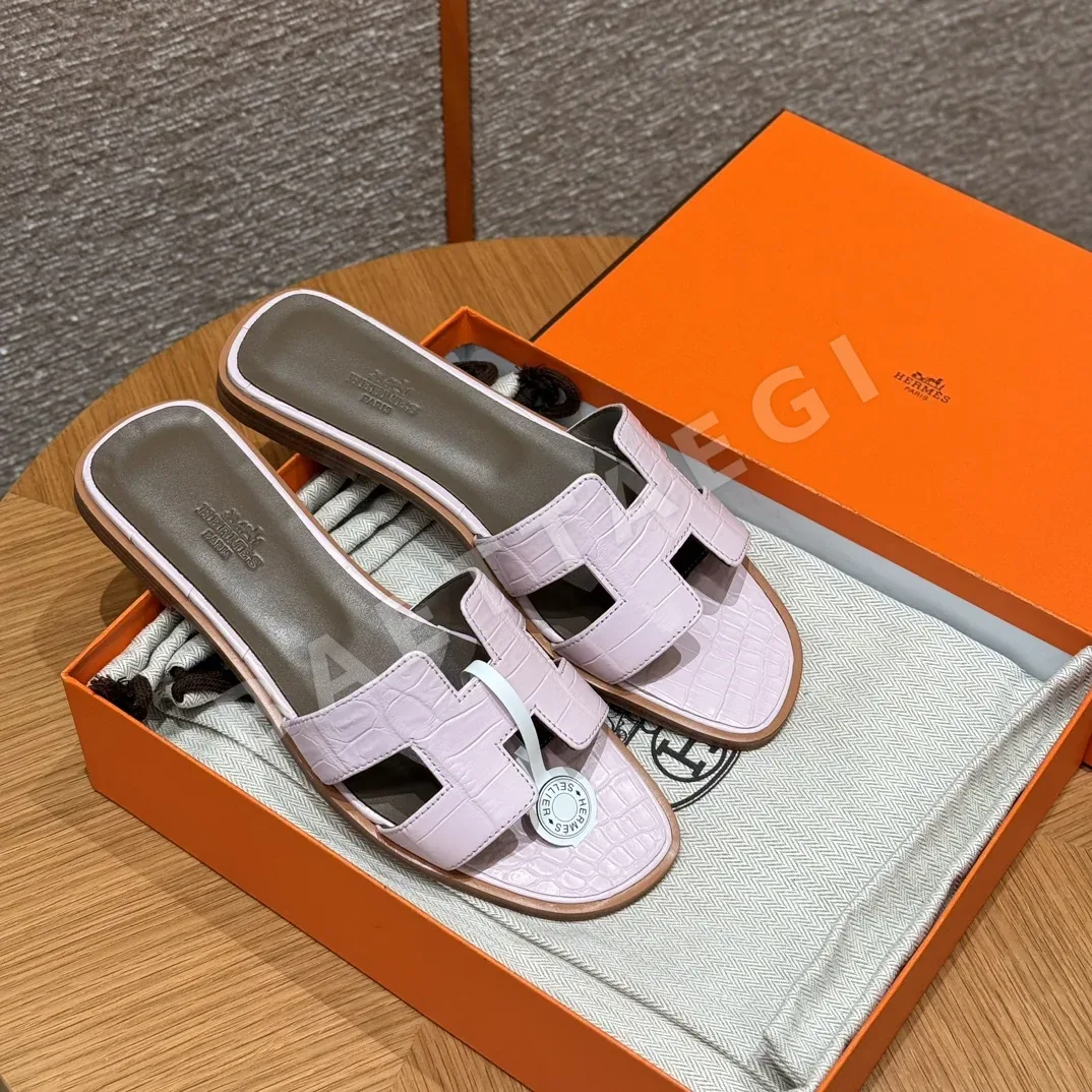 에르메스 오란 악어가죽 샌들 상세 이미지 3