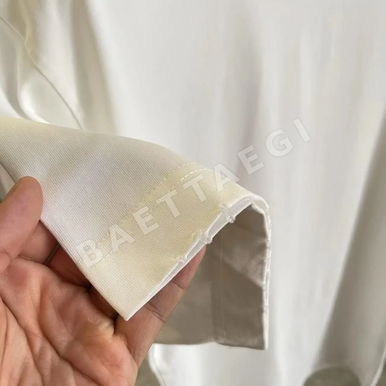 마르지엘라 워시 가공 데미지 반팔 티셔츠 상세 이미지 6