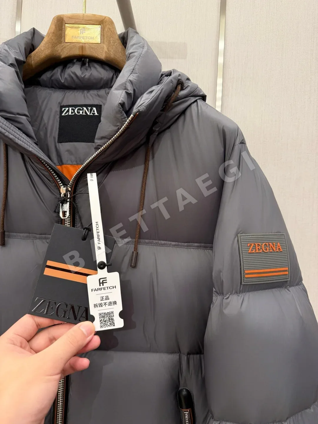 제냐 남성 후드 패딩 자켓 상세 이미지 7