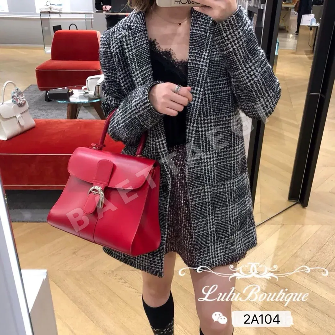 델보 더블 링 브릴리언트 박스 램스킨 숄더백 상세 이미지 9