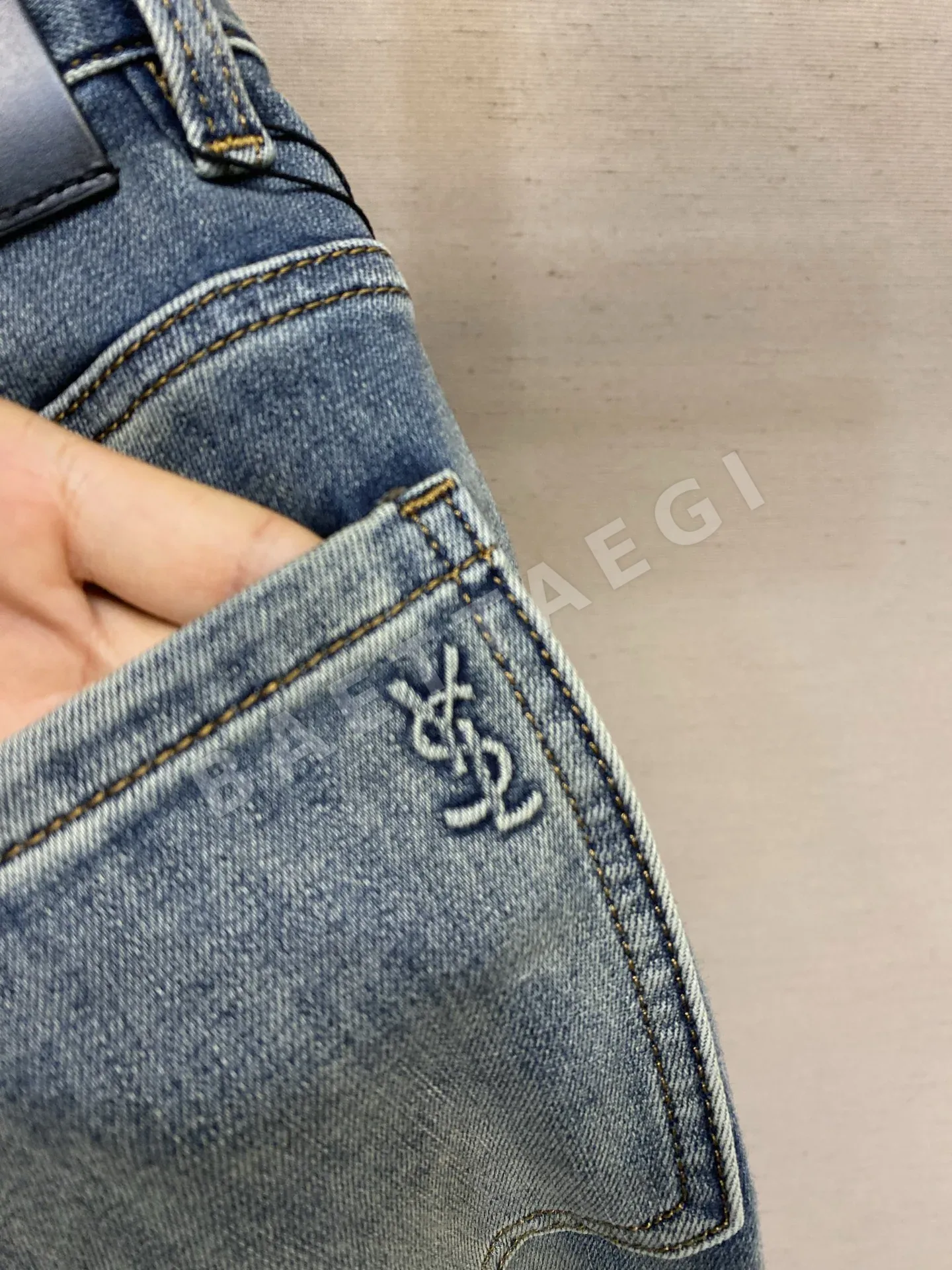 생로랑 데님 자켓 상세 이미지 8