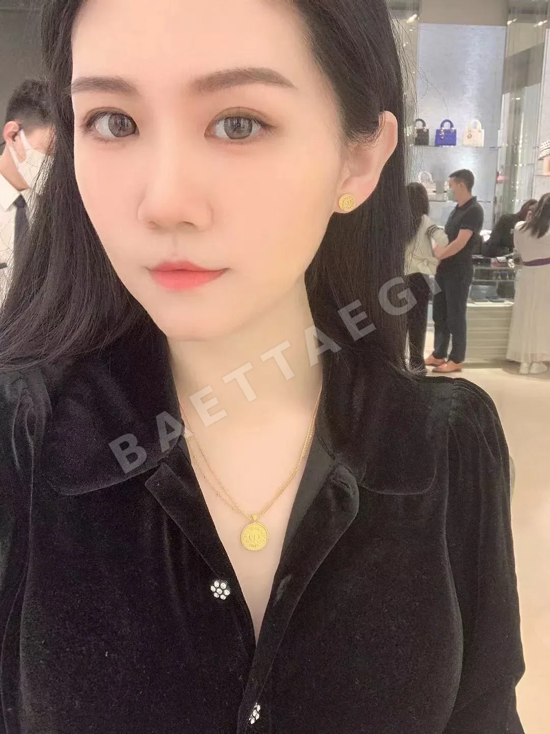디올 코인 골드 체인 목걸이 60809