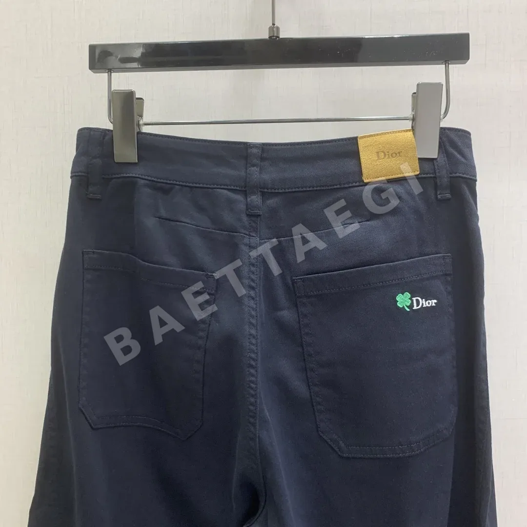 디올 와이드 레그 데님 바지 상세 이미지 6